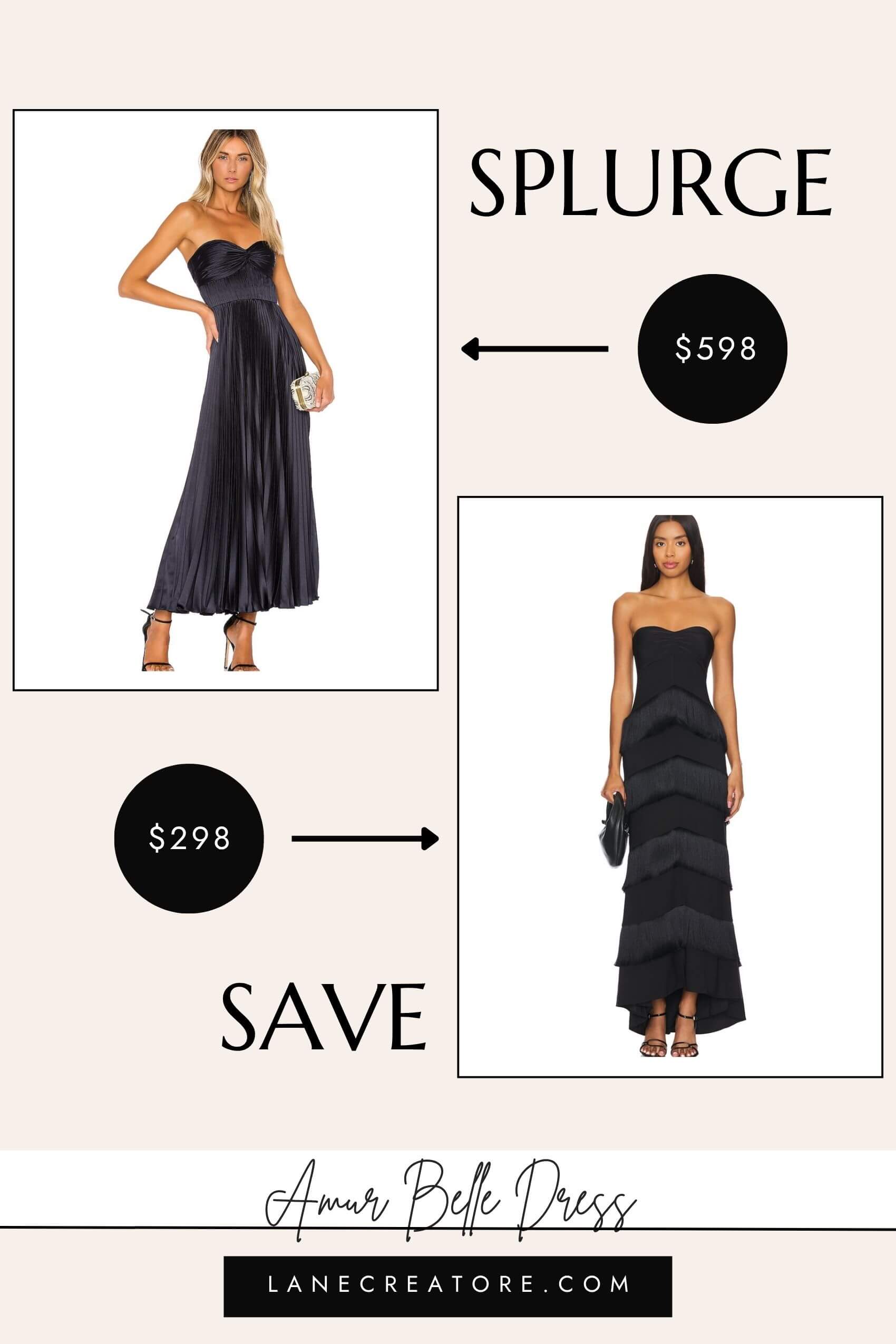 amur belle dress dupe