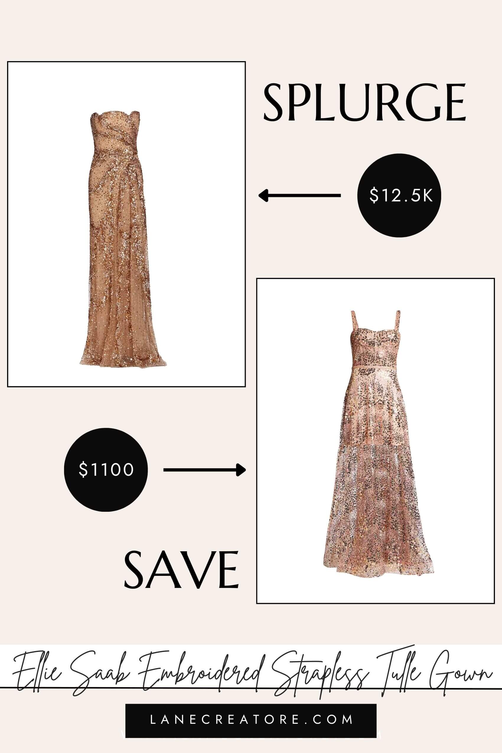 elie saab dress dupe