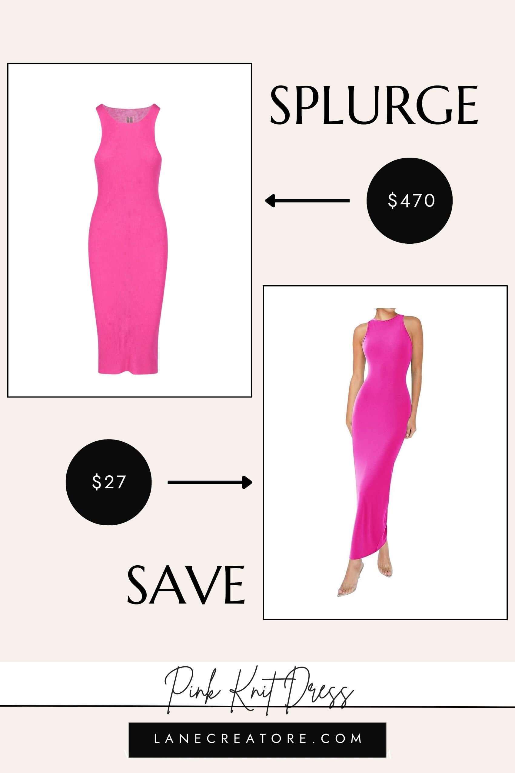 rick owens tank dress dupe