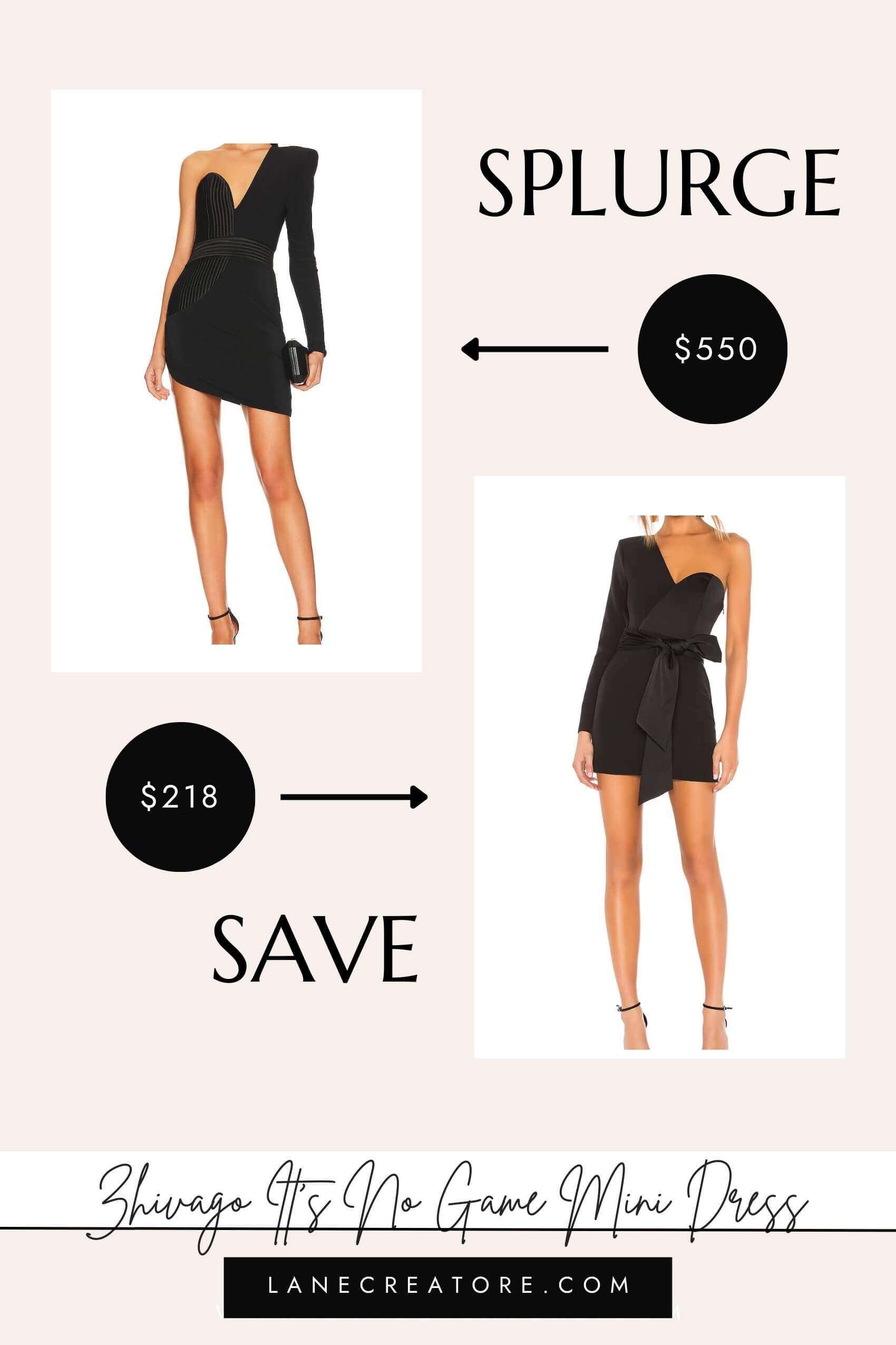 zhivago black dress dupe