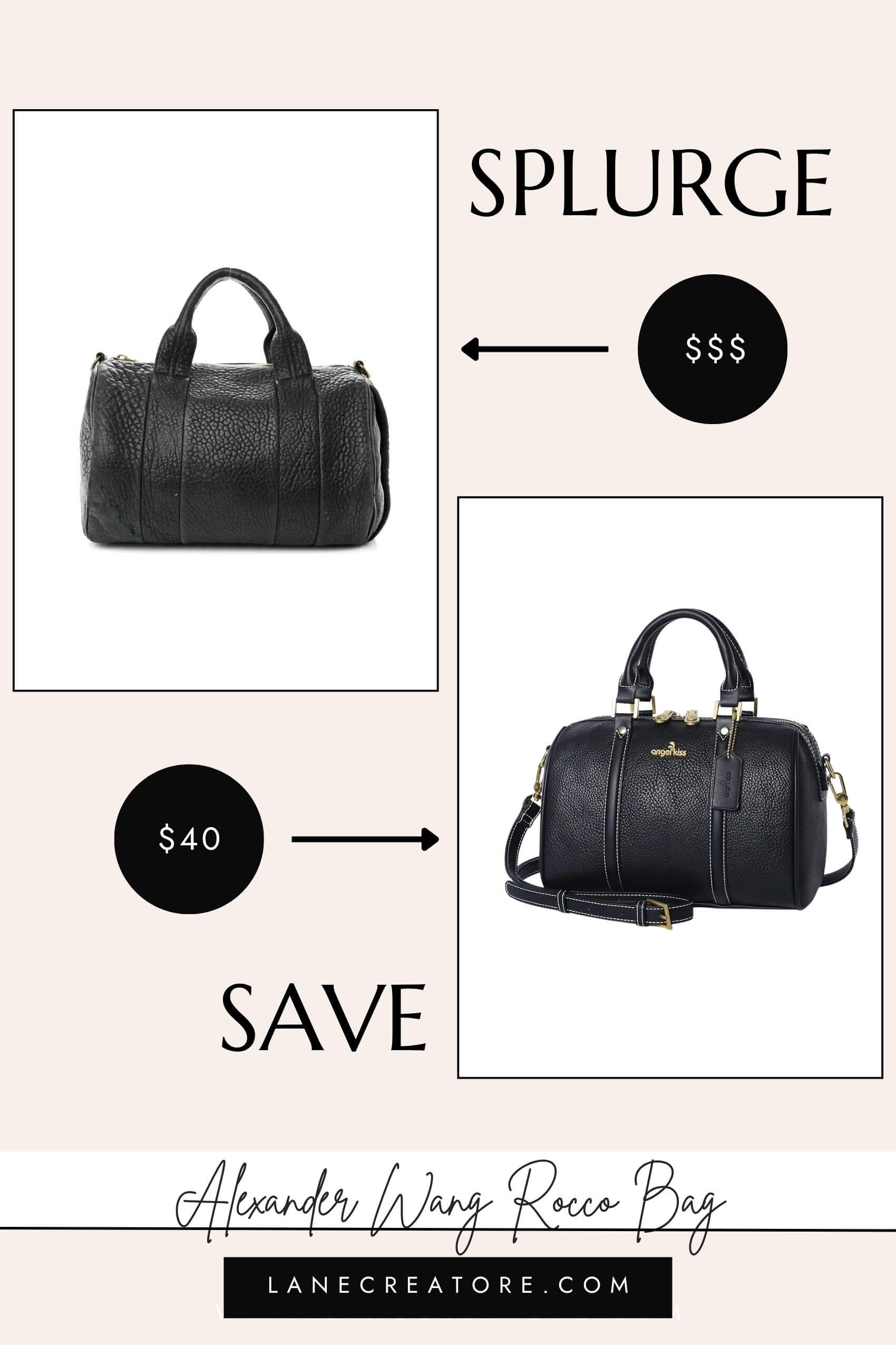 alexander wang rocco bag dupe