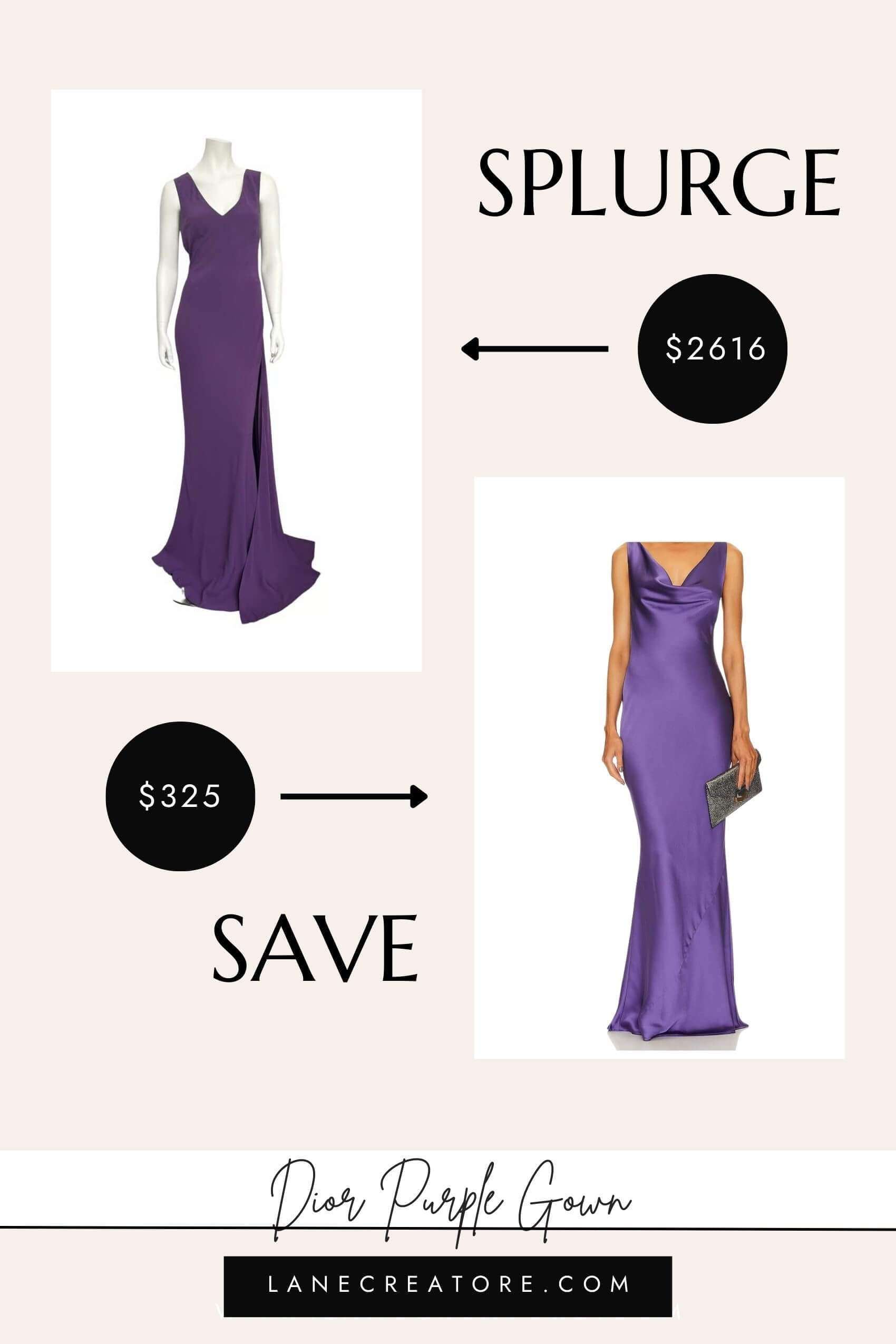 dior dupe dress