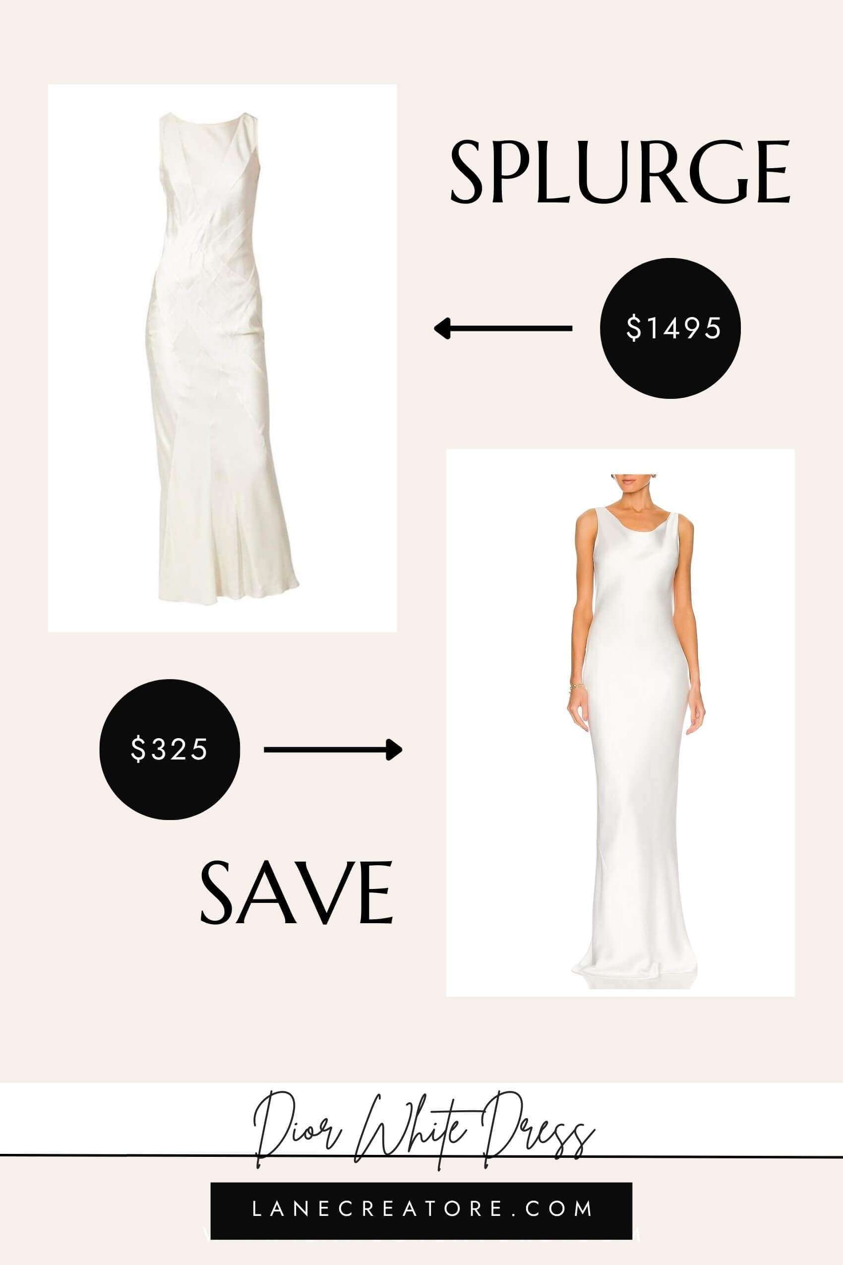 dior dupe dress