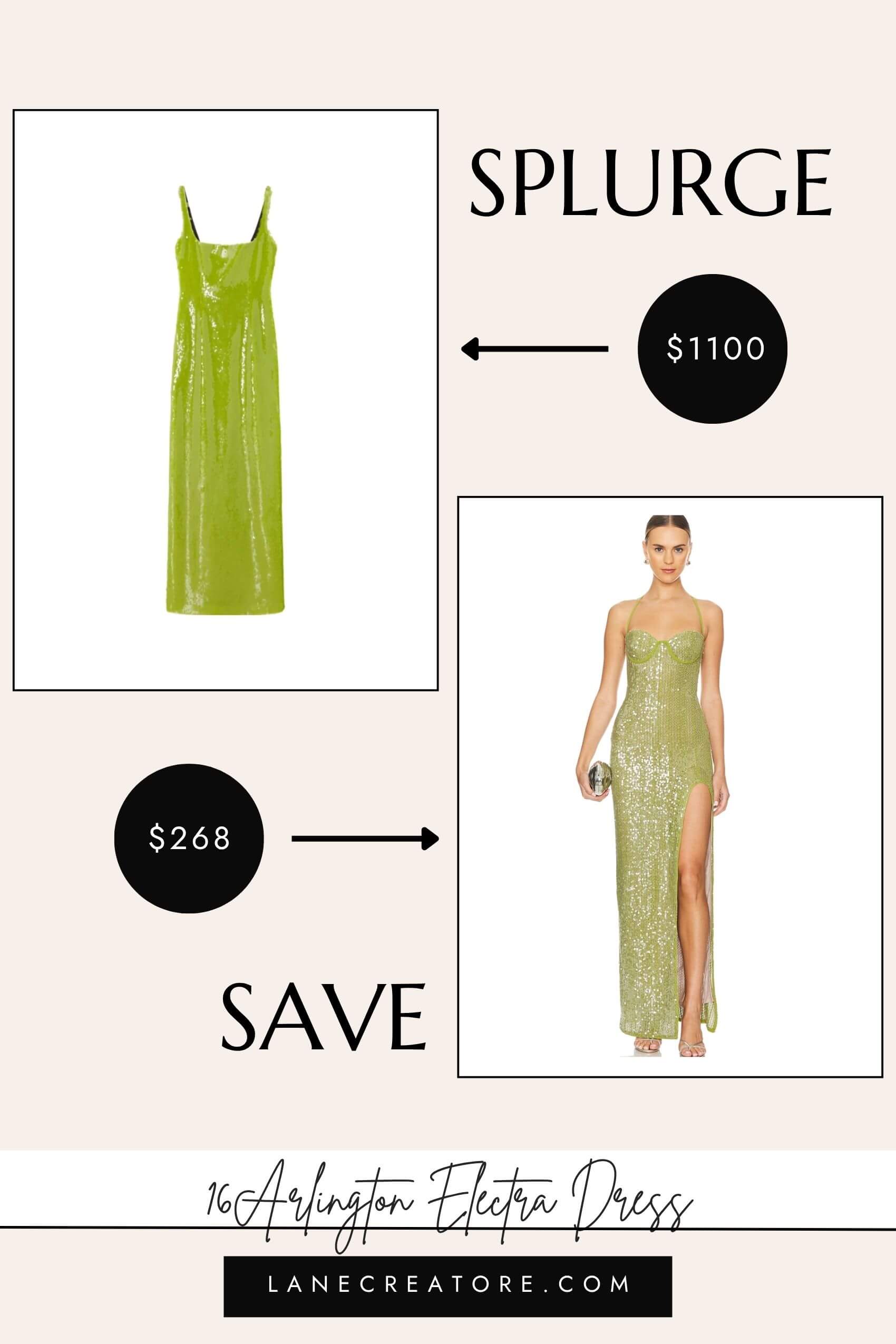 16arlington green electra dress dupe