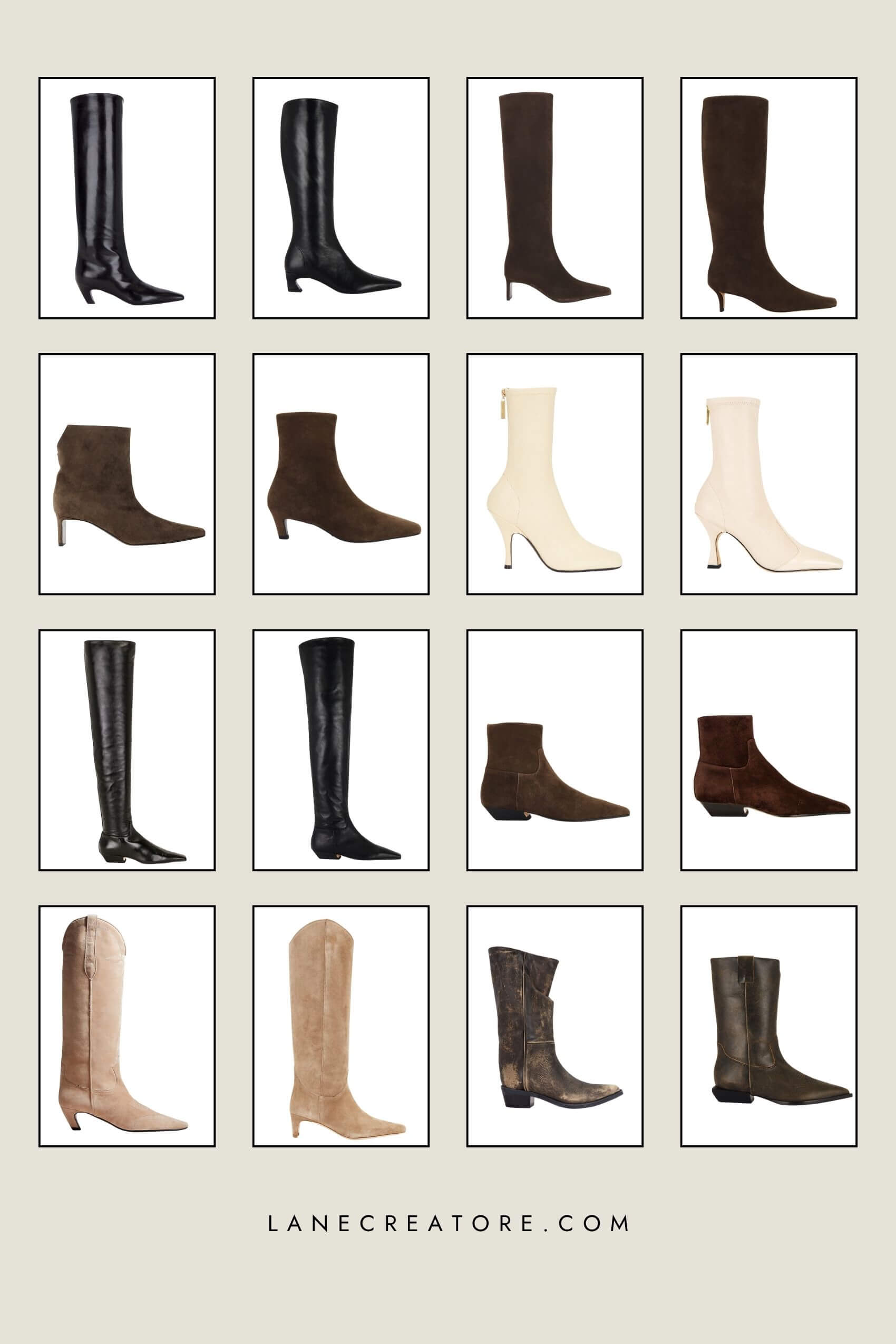 khaite boot dupes