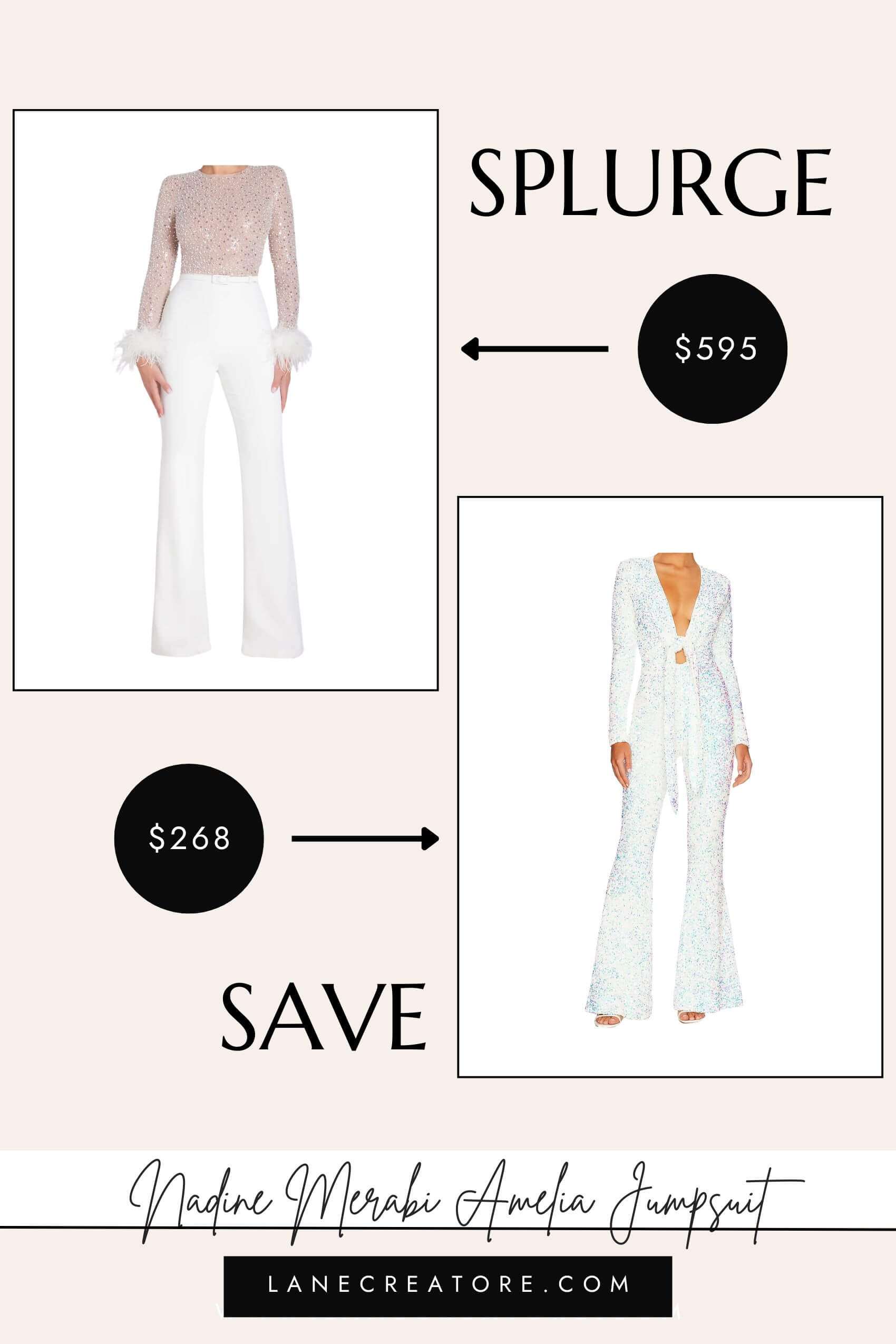 nadine merabi amelia jumpsuit dupe