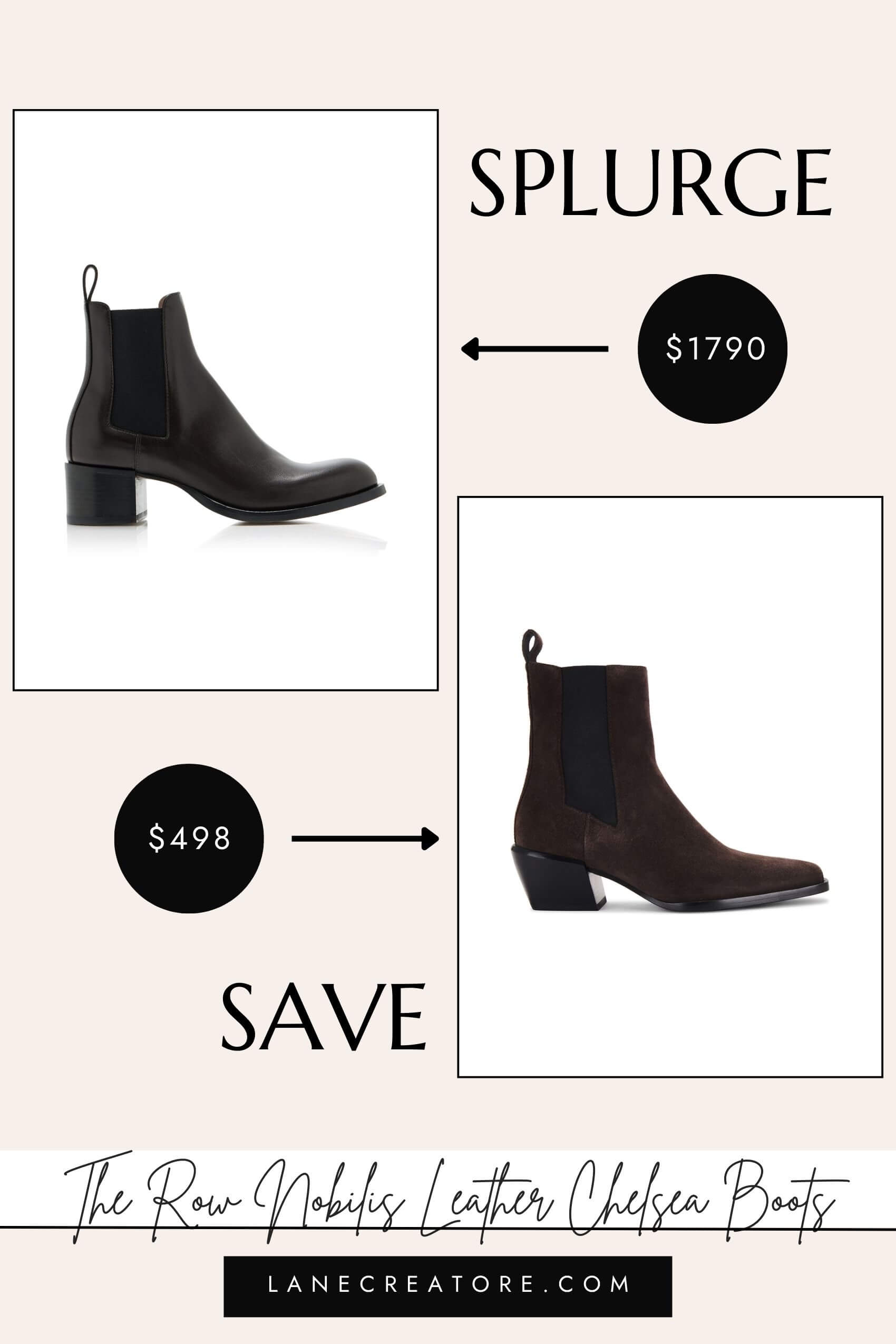 the row chelsea boots dupe