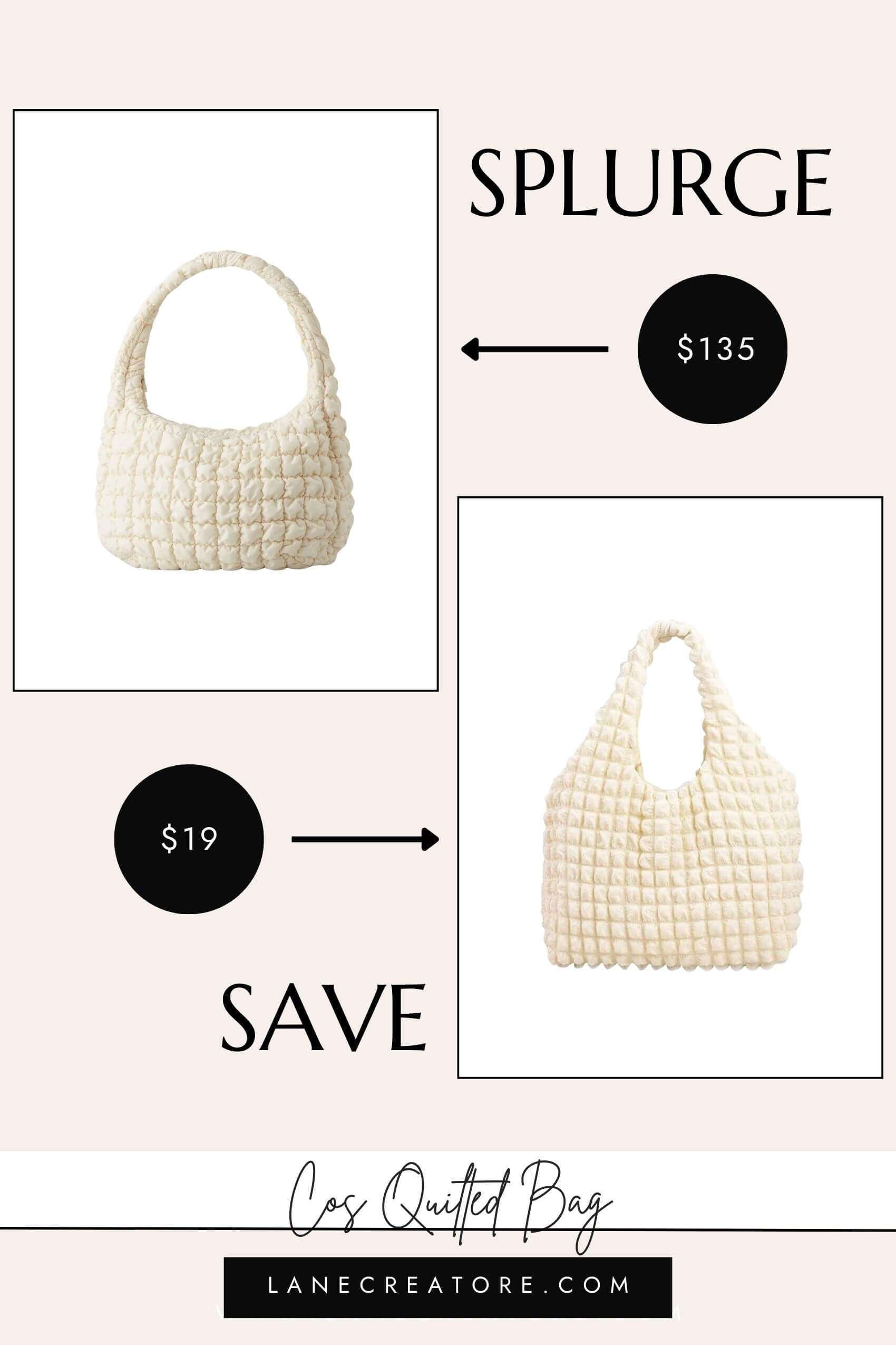 cos quilted bag dupe