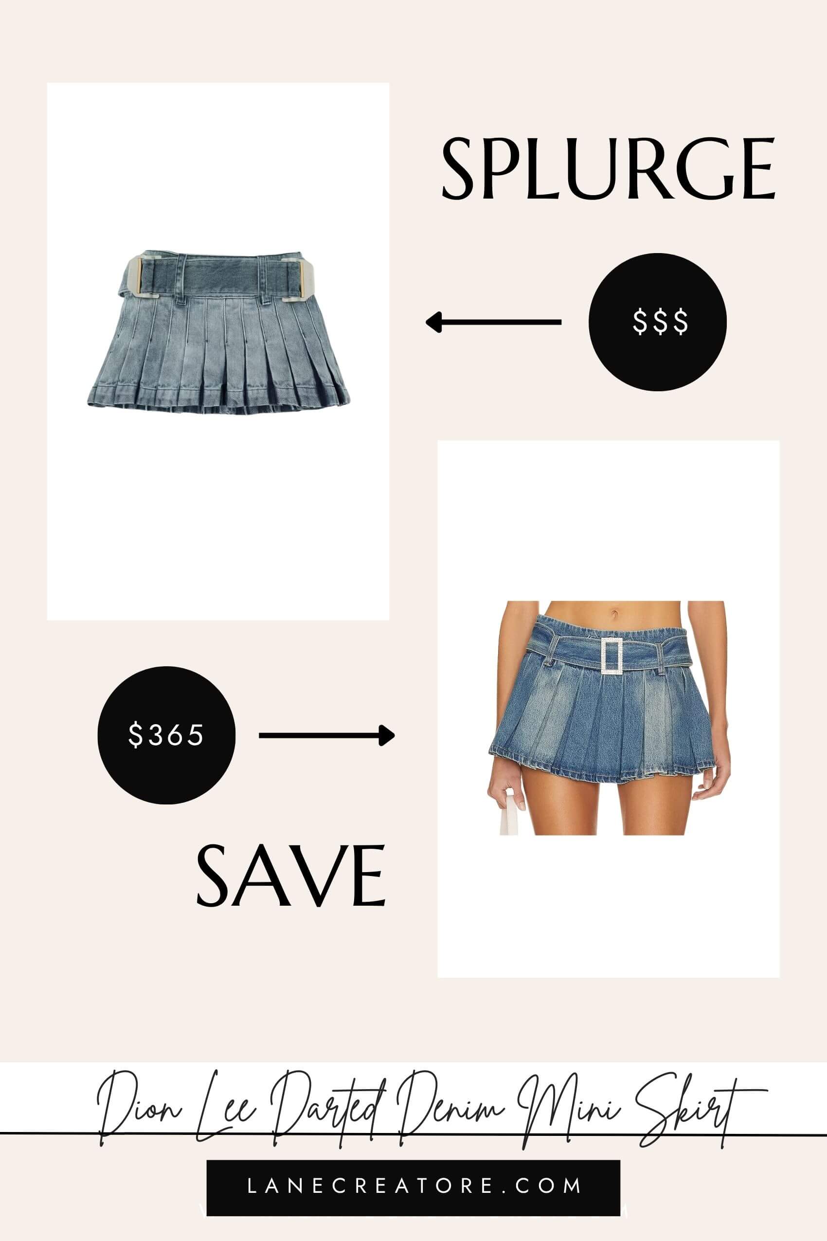 dion lee skirt dupe