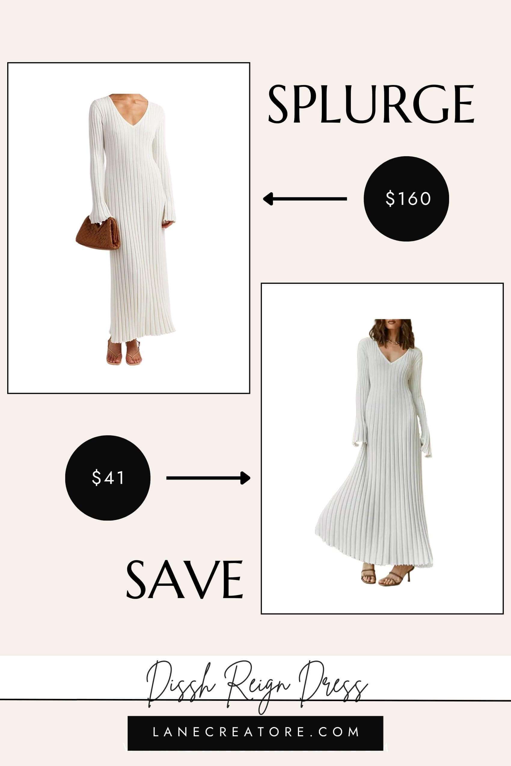 dissh reign dress dupe