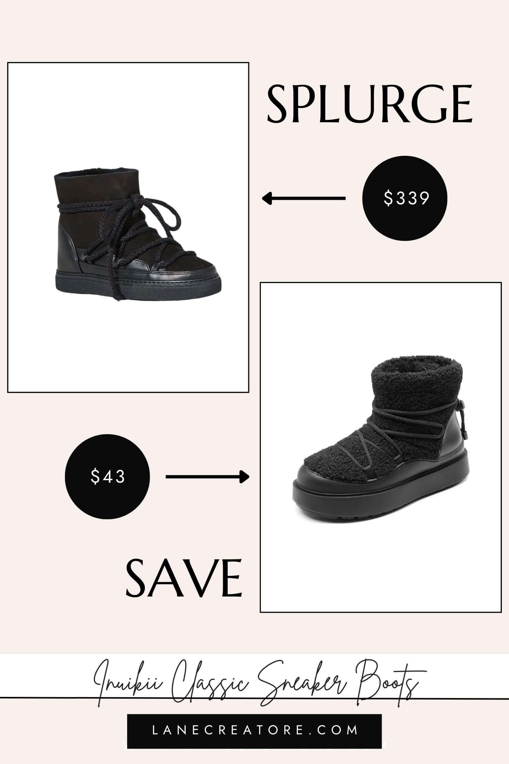 inuikii boots dupe amazon