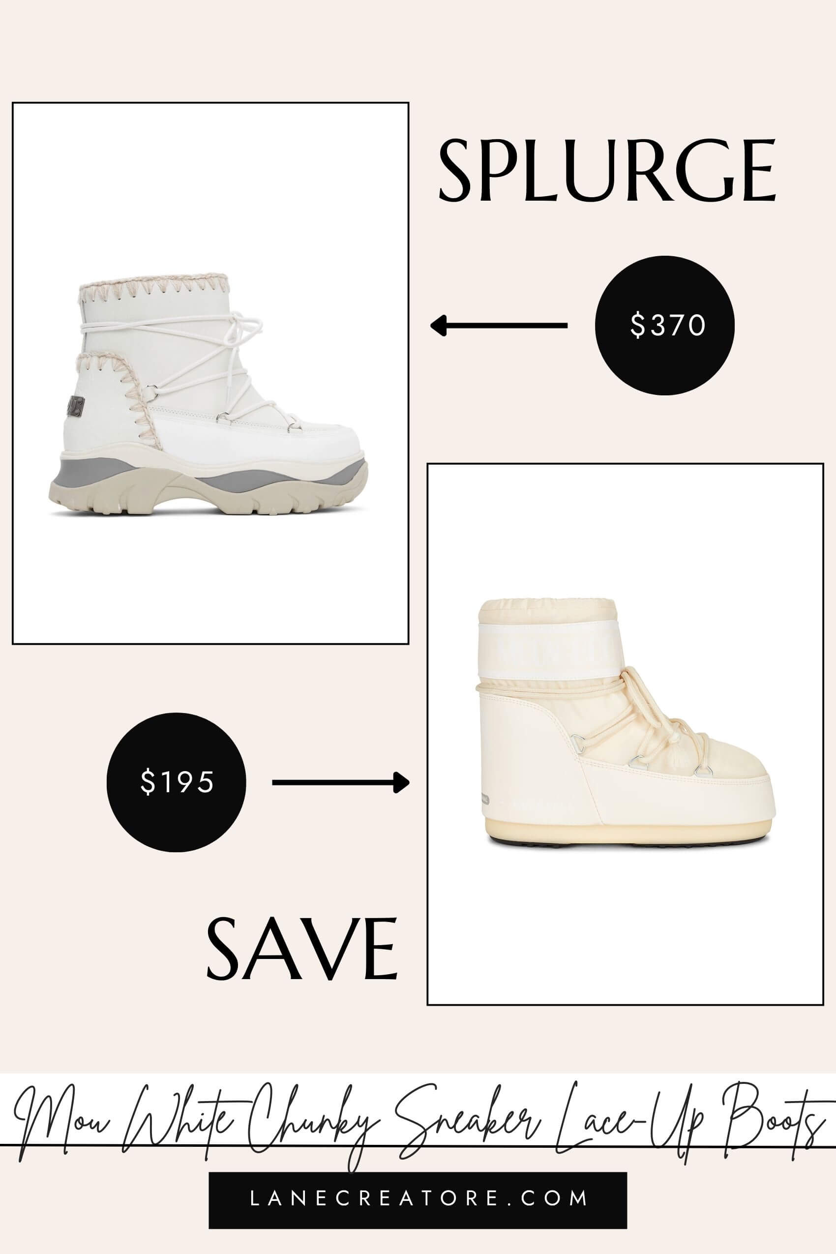 mou chunky sneaker boots dupe