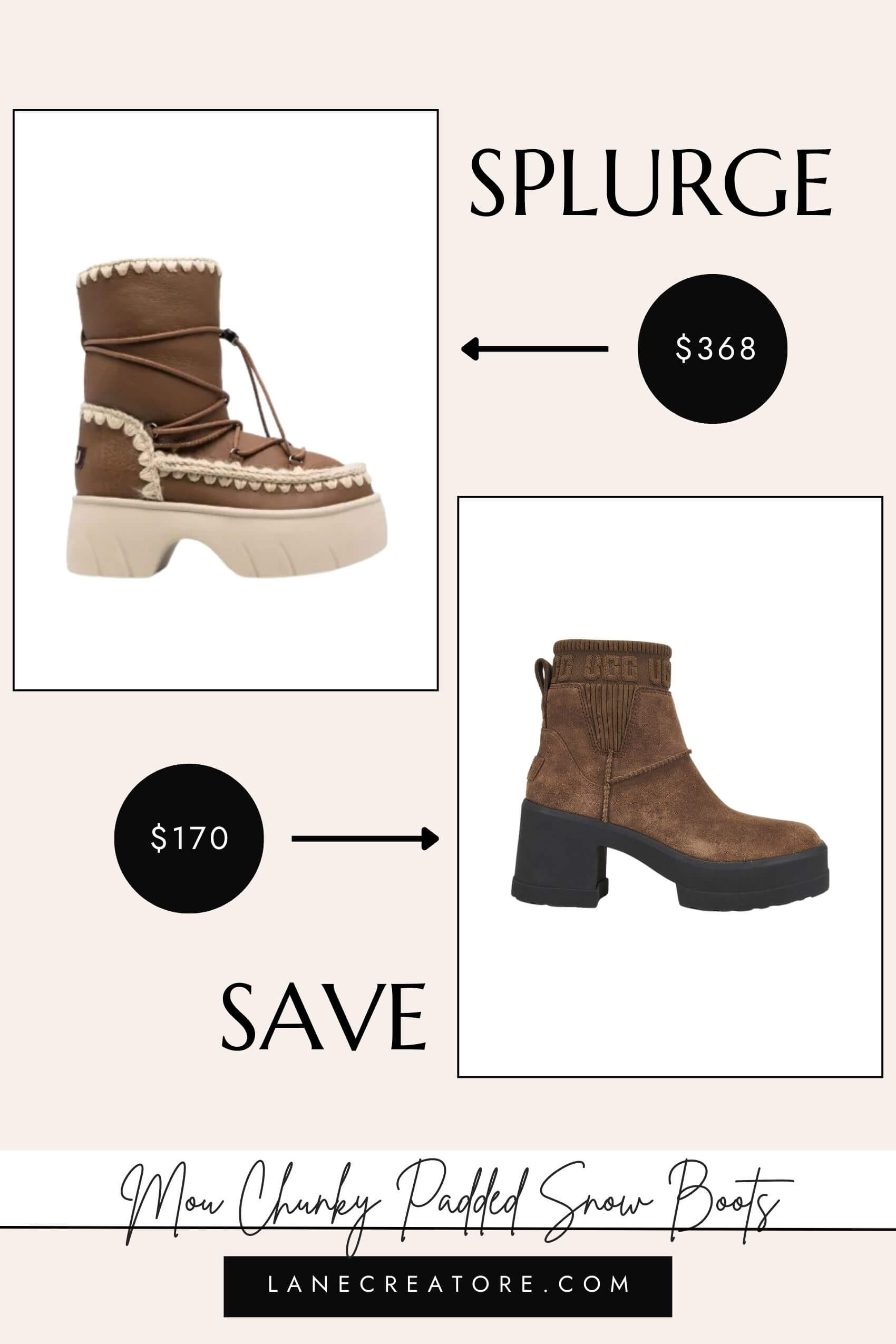 mou snow boots dupe
