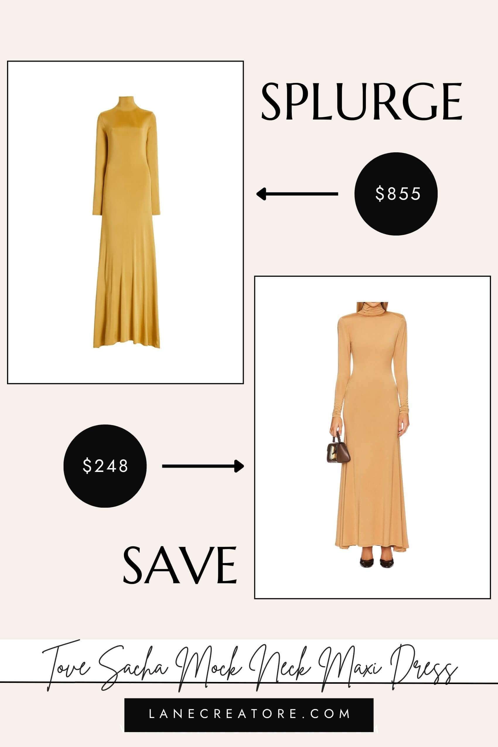 tove sacha dress dupe