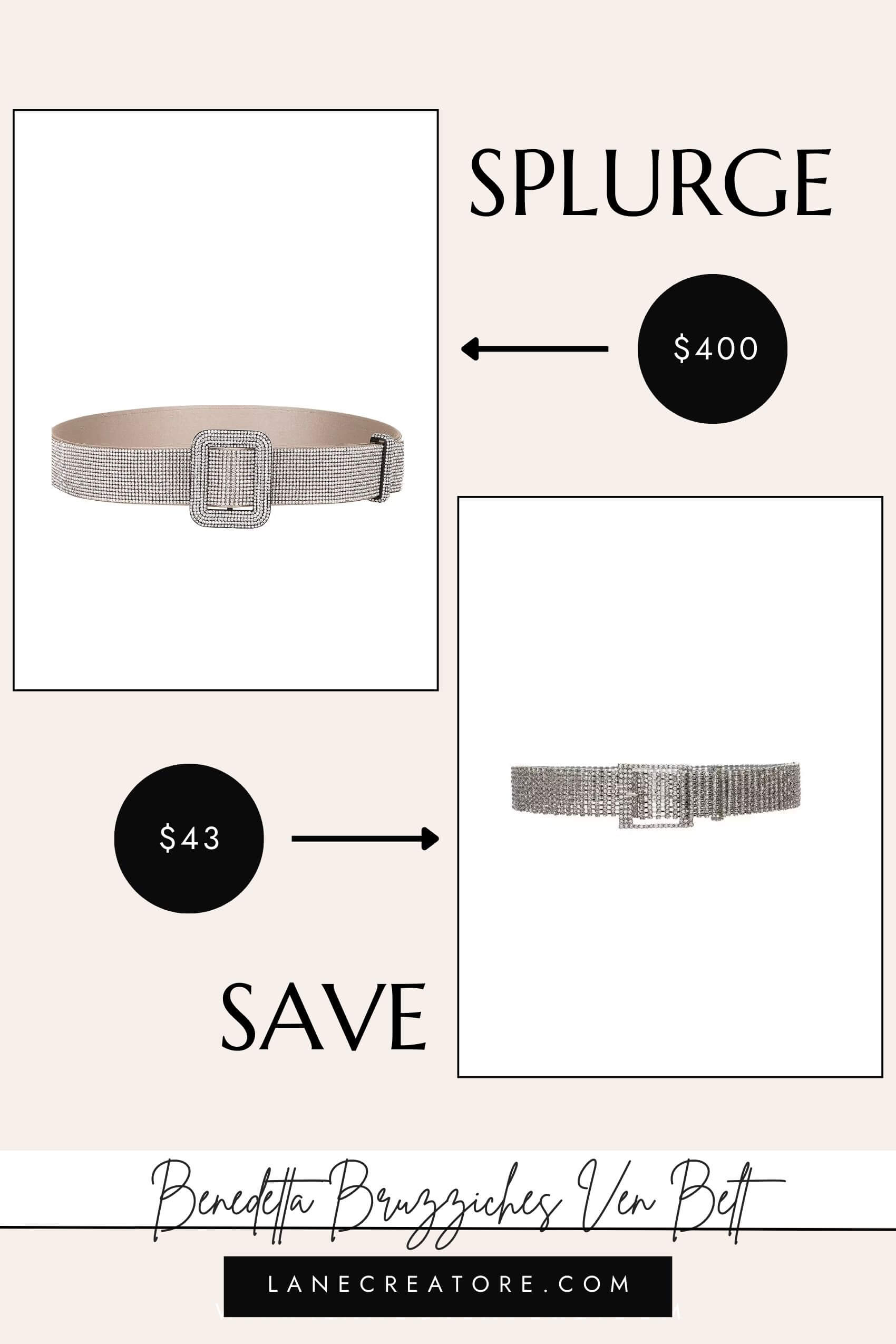 benedetta bruzziches belt dupe