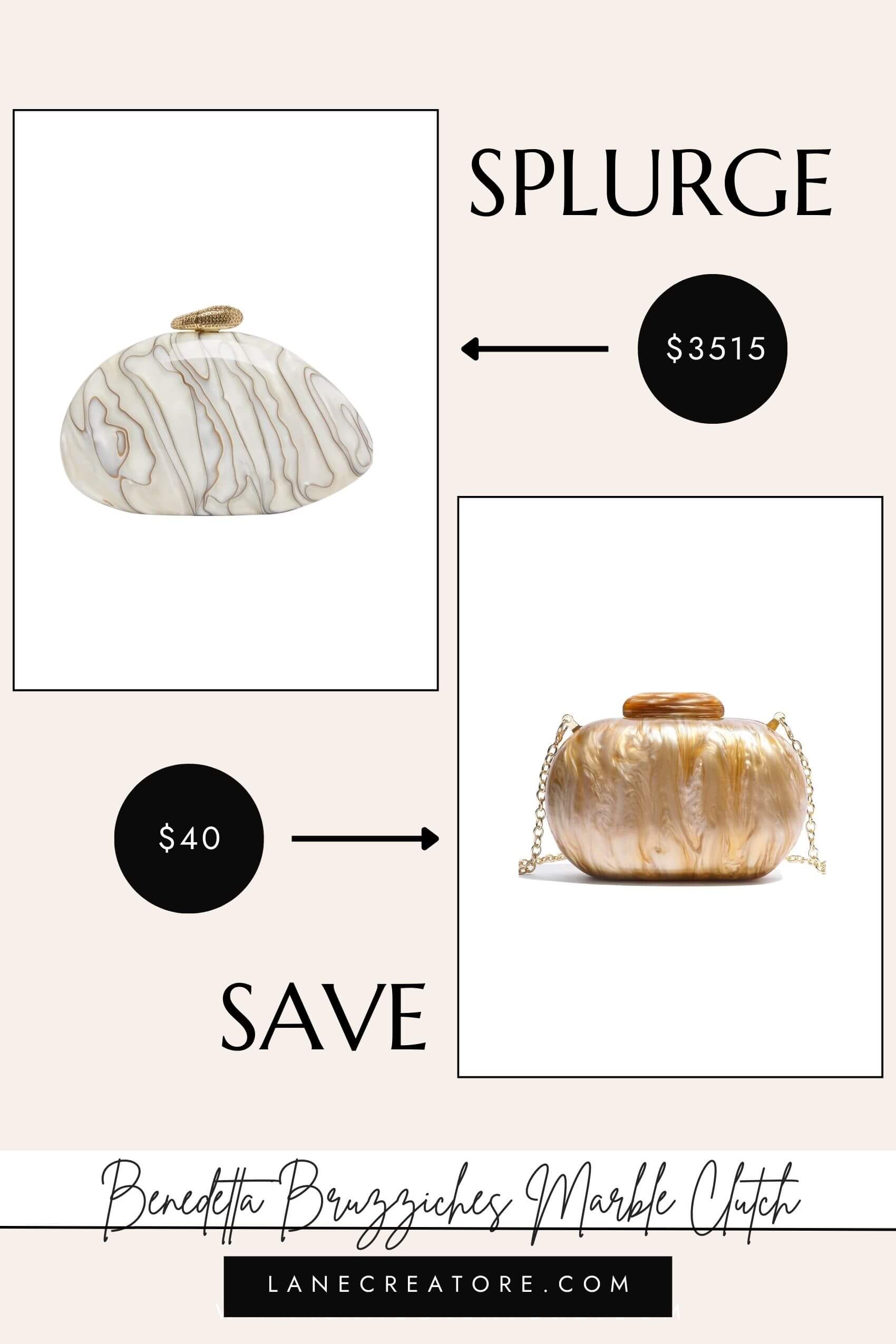 benedetta bruzziches clutch dupe