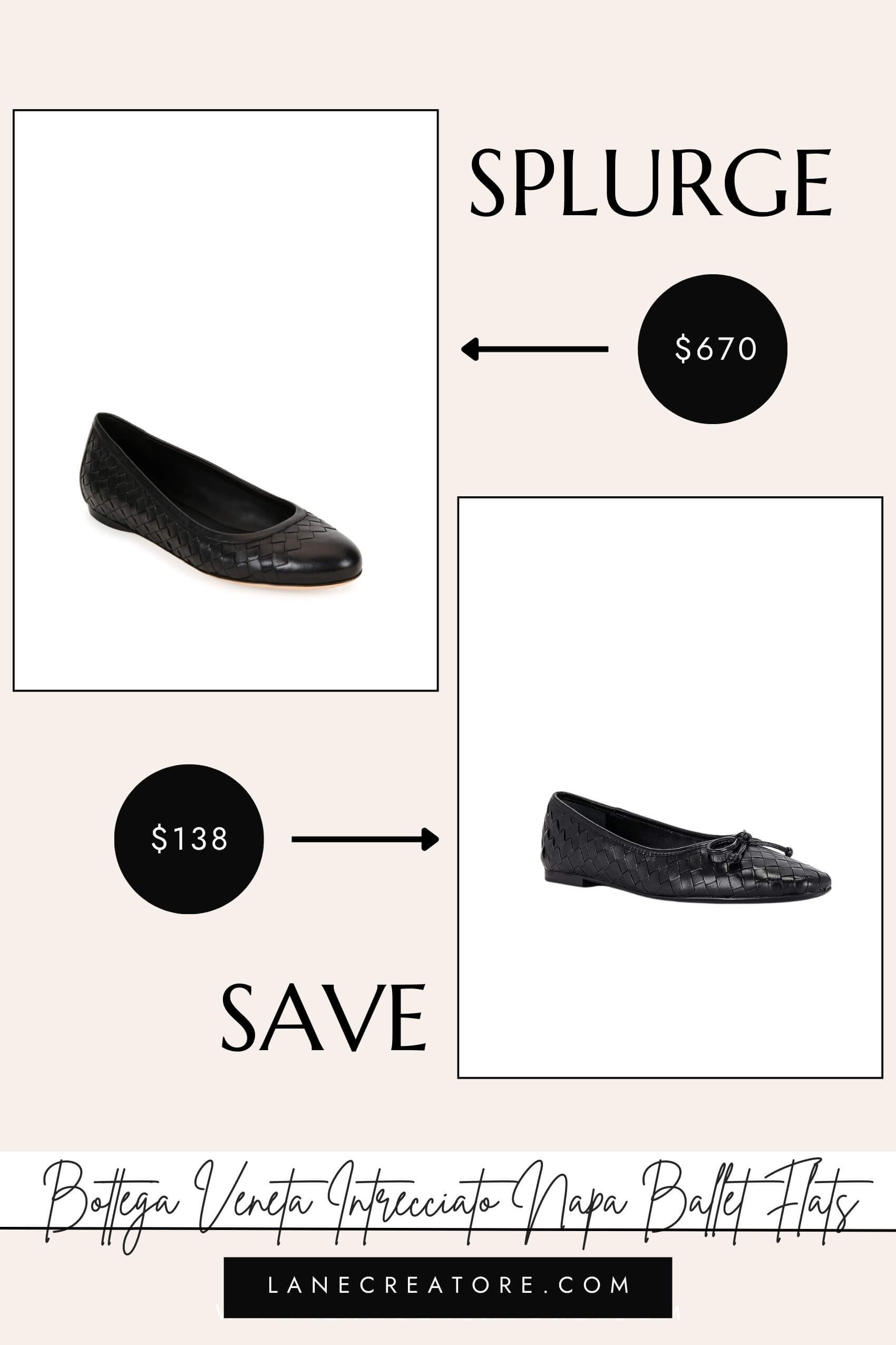 bottega veneta ballet flat dupes
