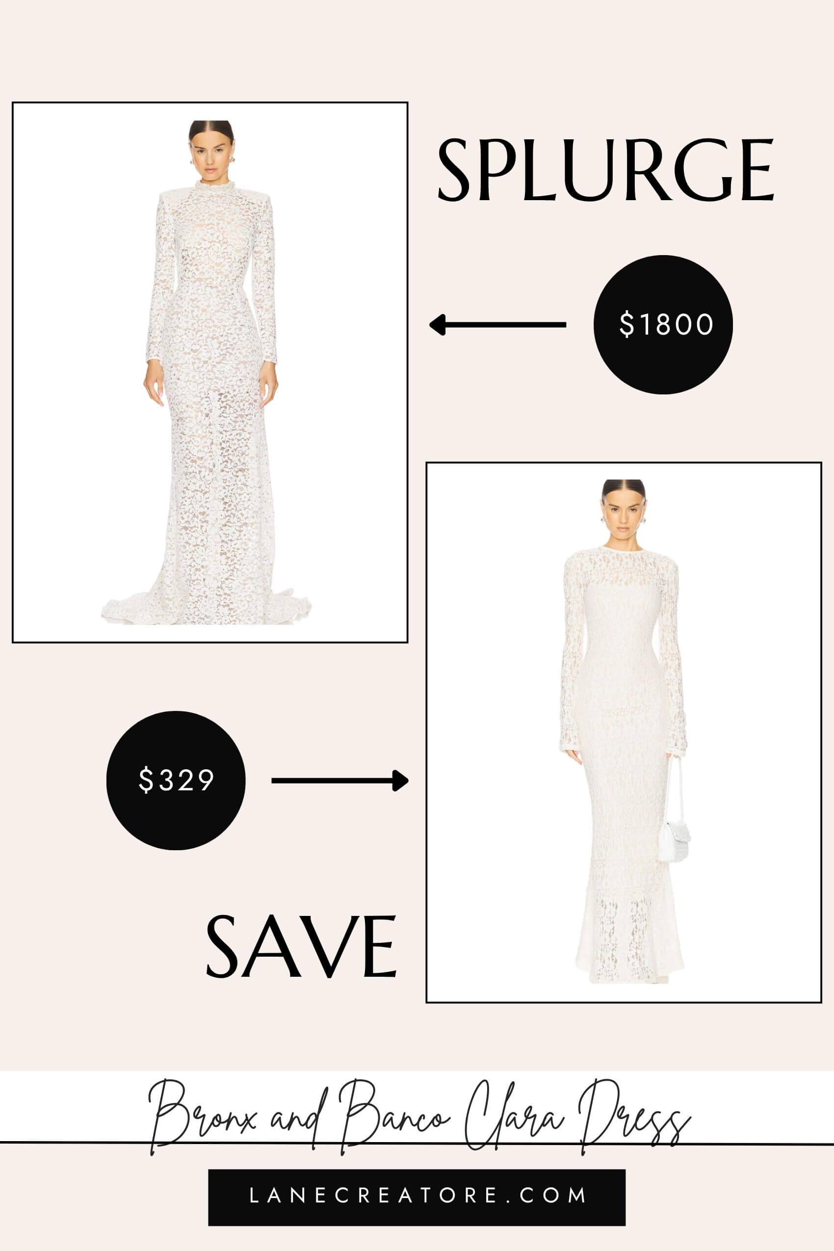 bronx and banco clara dress dupe