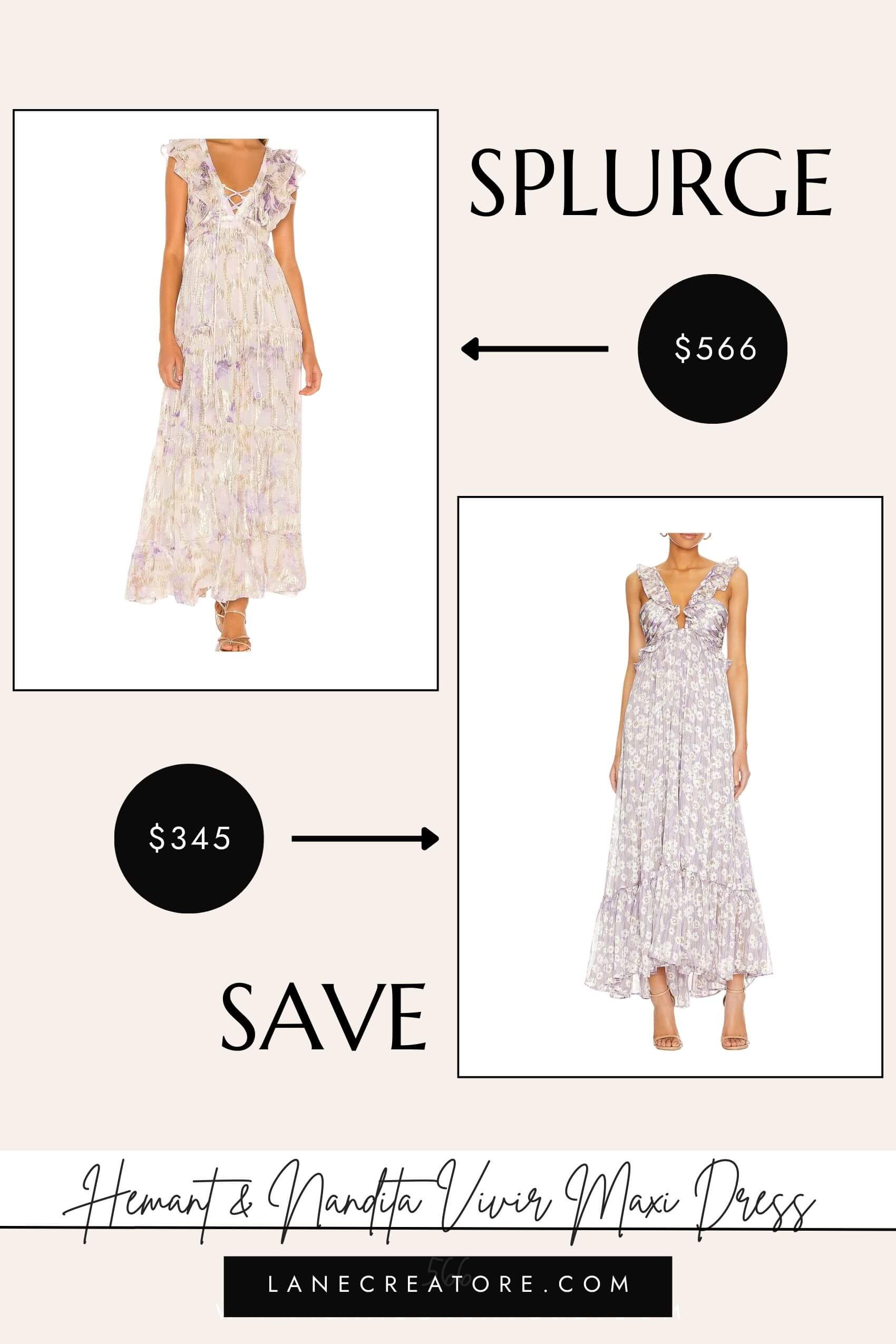hemant and nandita vivr dress dupe