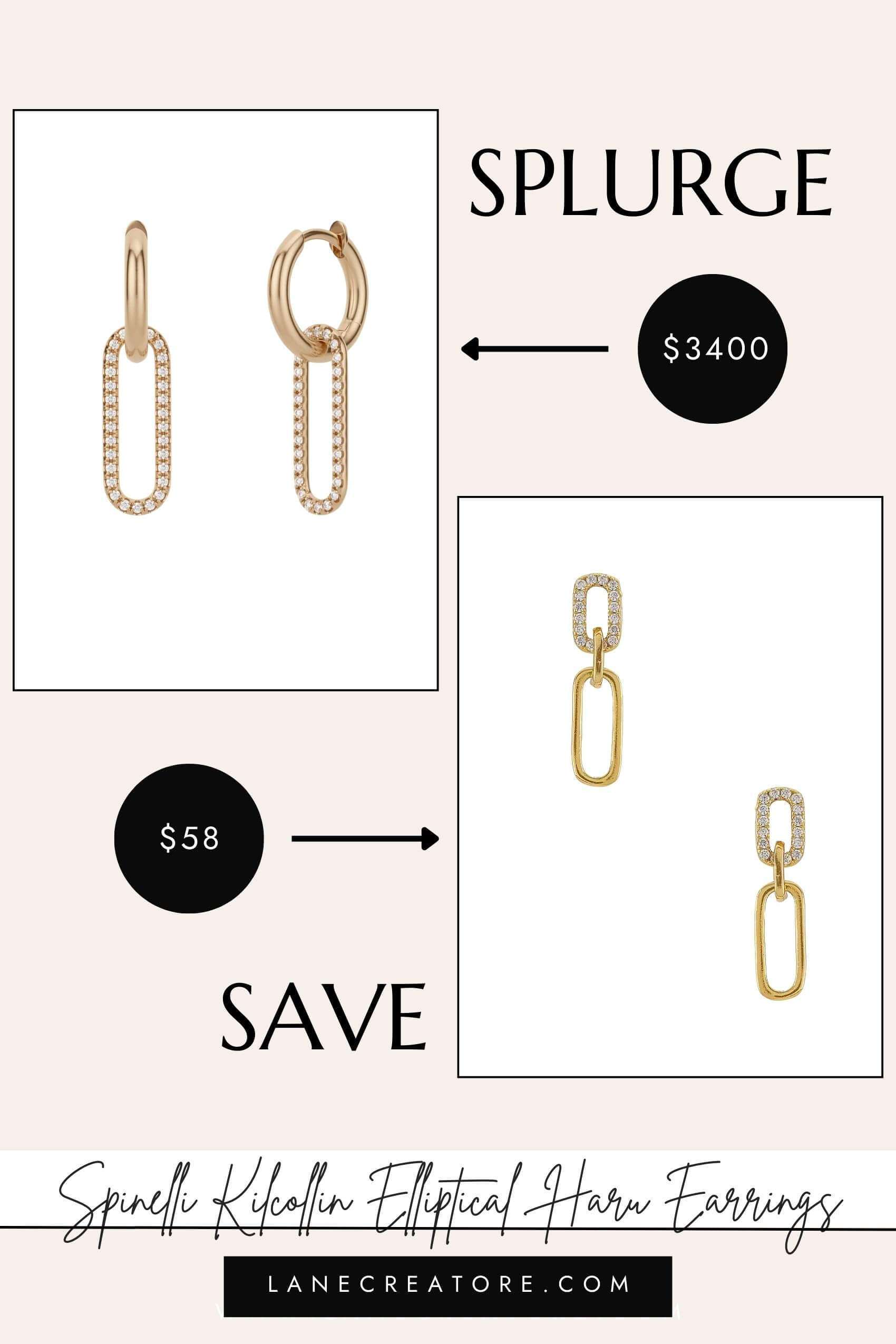 spinelli kilcollin earrings dupe