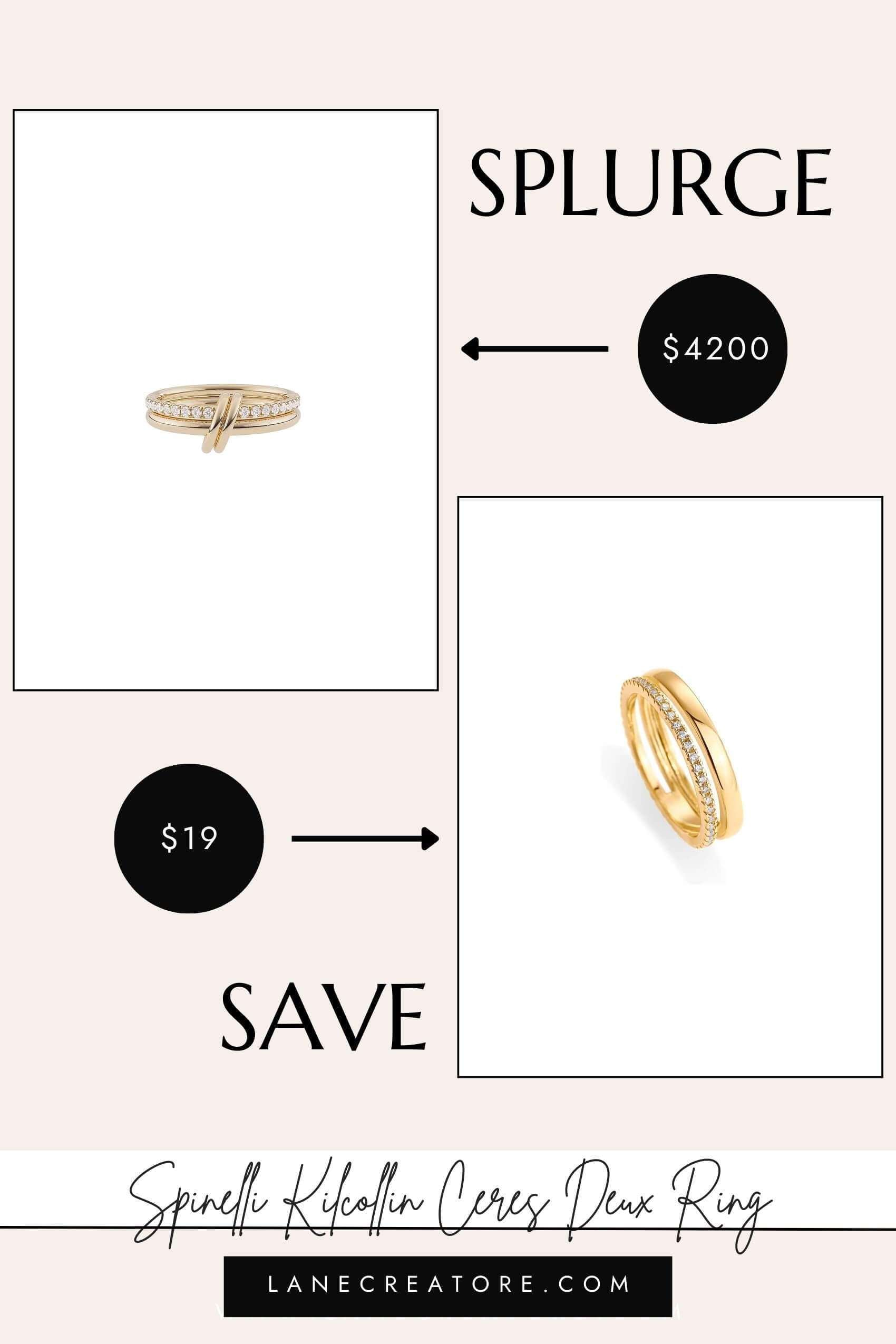 spinelli kilcollin ring dupe
