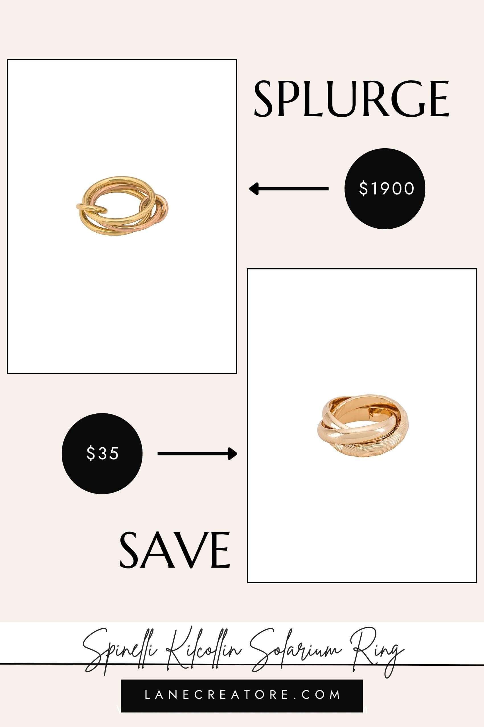 spinelli kilcollin ring dupe