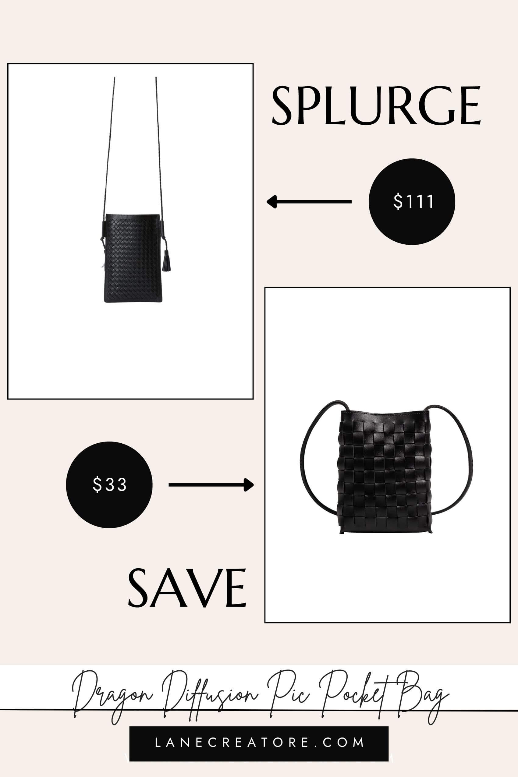 dragon diffusion crossbody bag dupe