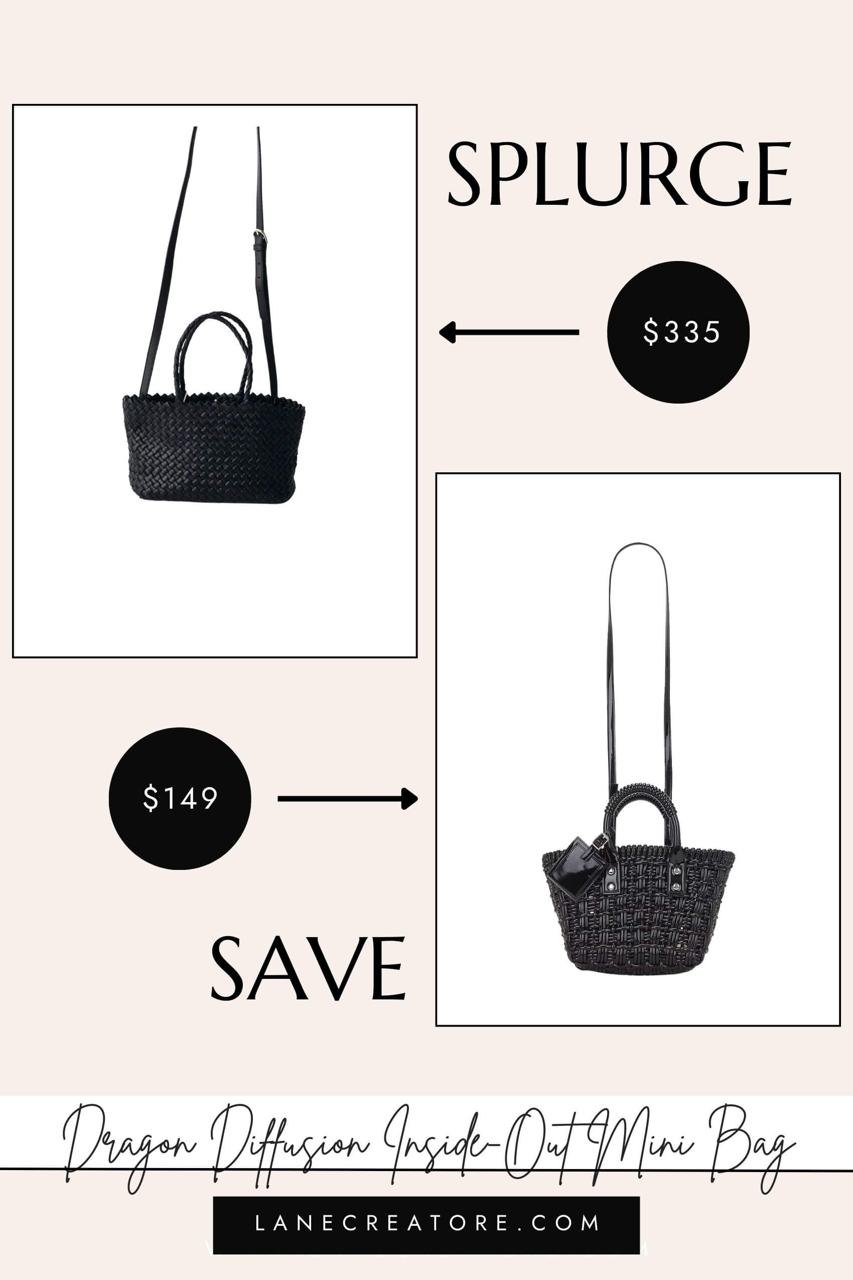 dragon diffusion mini bag dupe