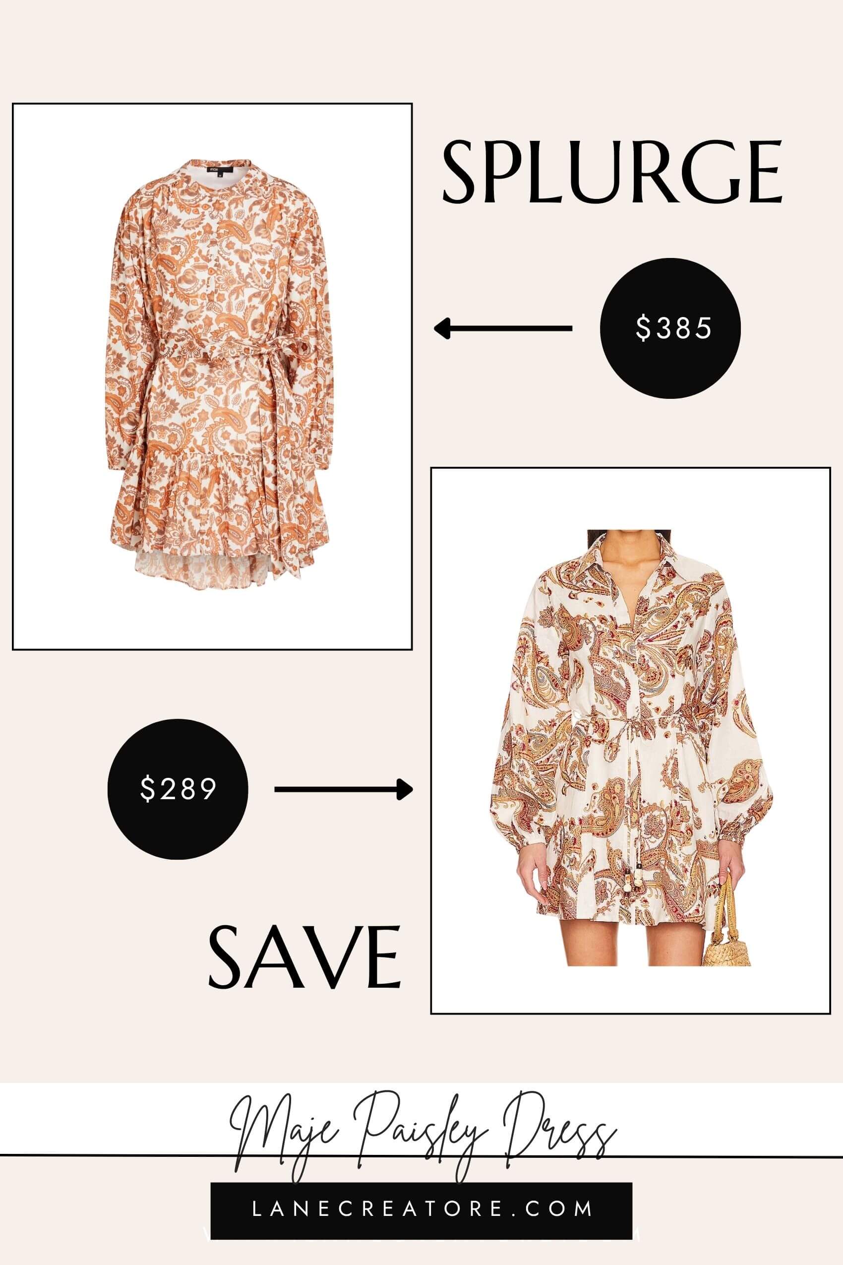 maje mini dress dupe