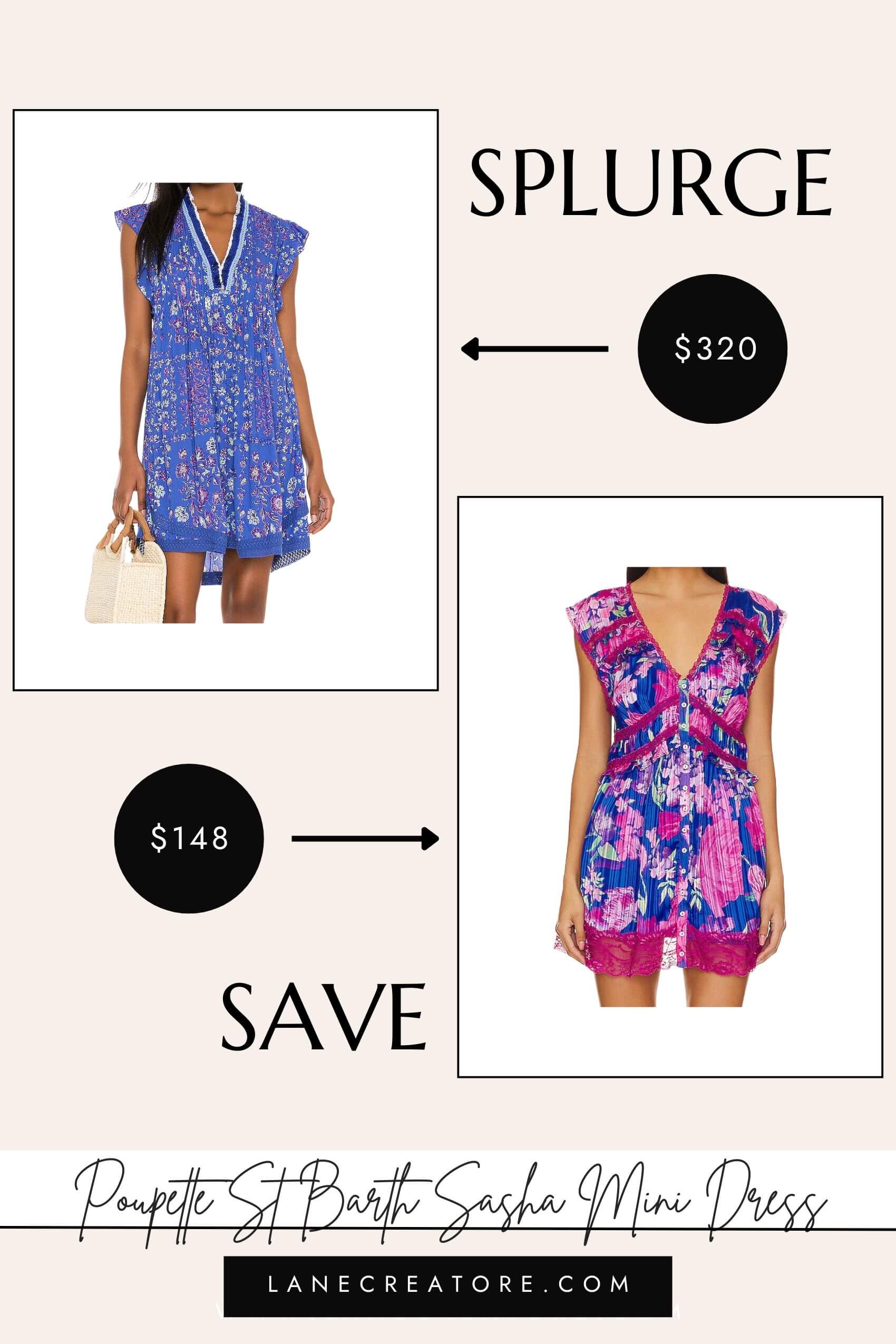 poupette st barth sasha dress dupe