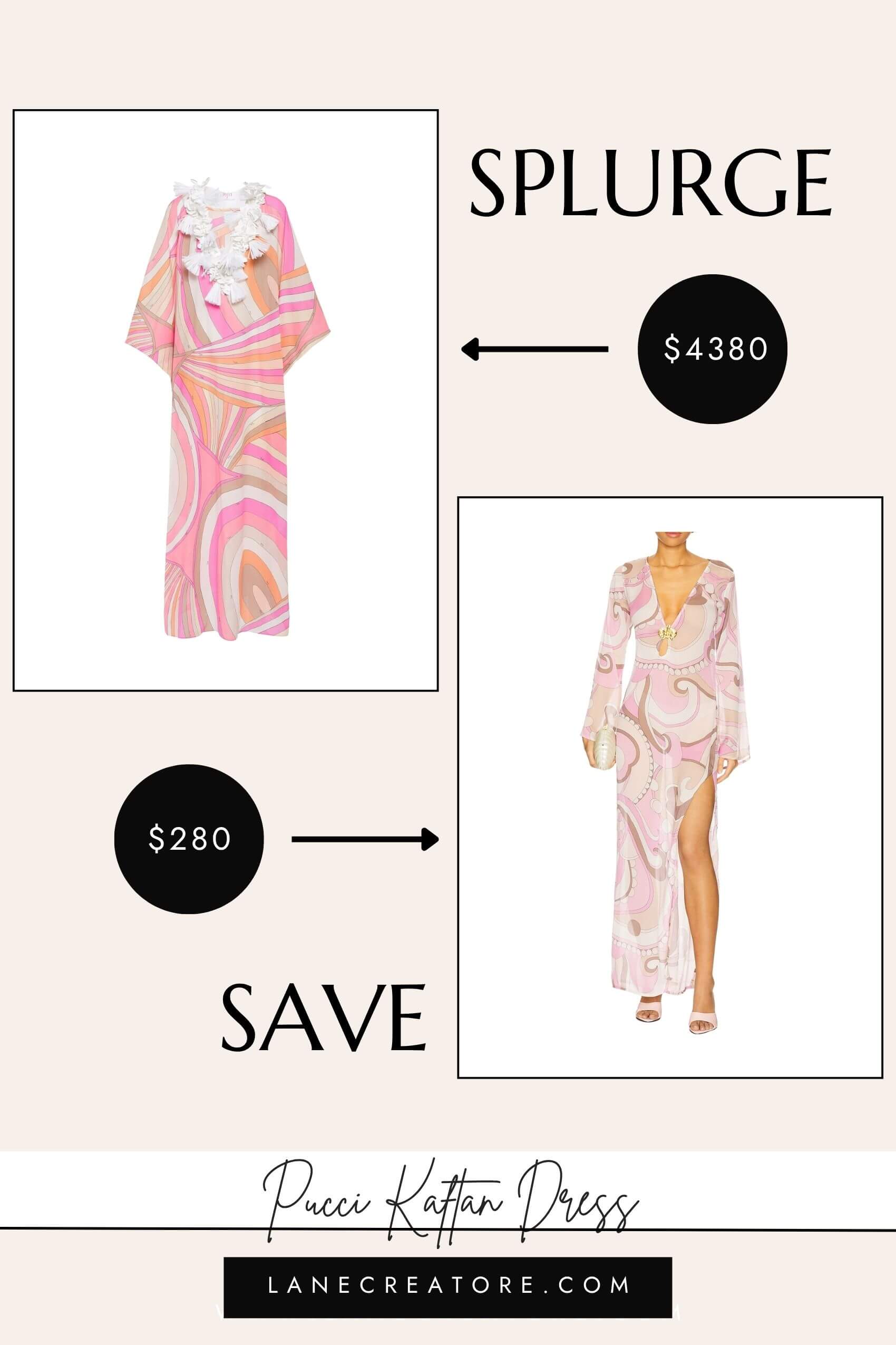 pucci kaftan dress dupe