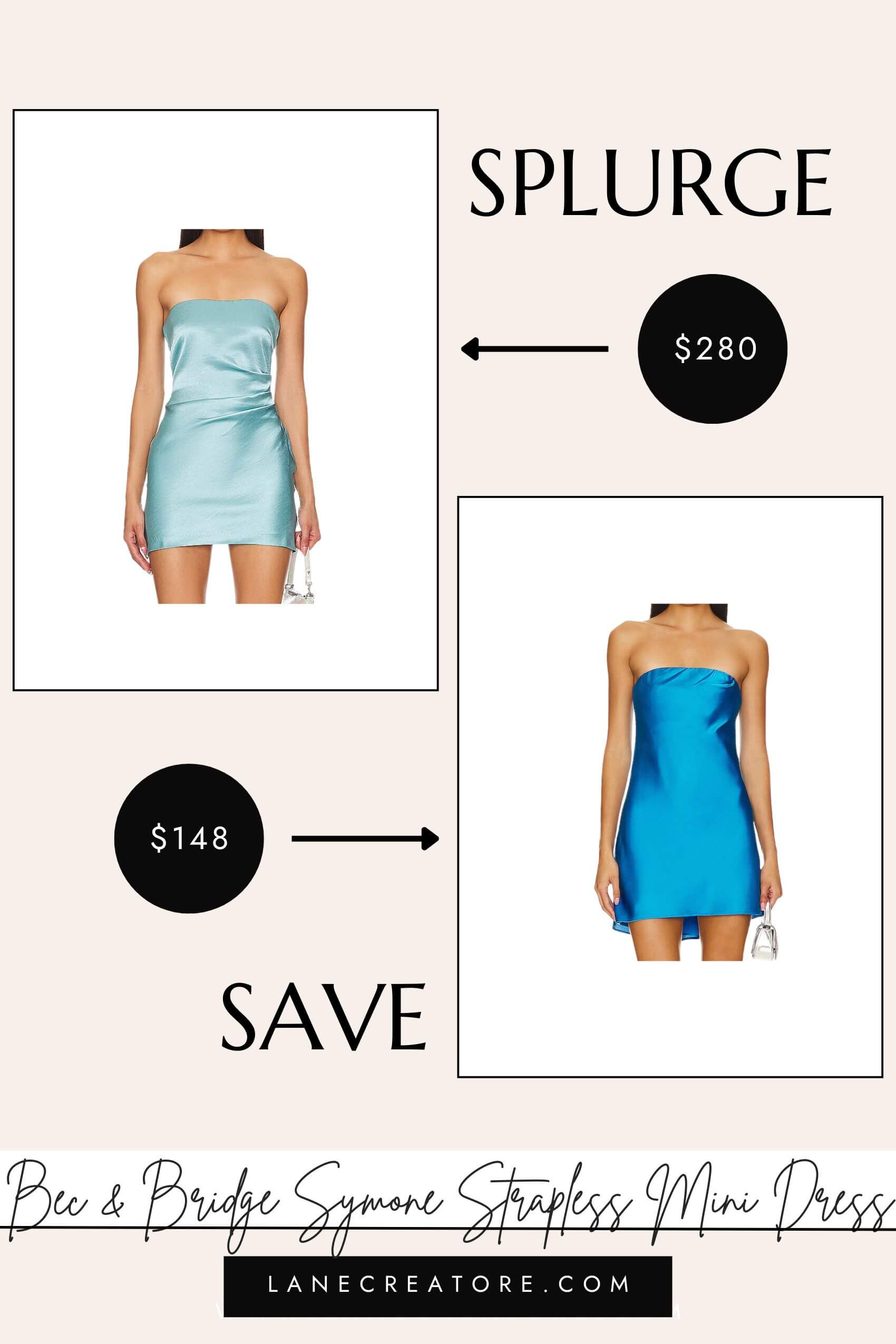 bec and bridge mini dress dupe
