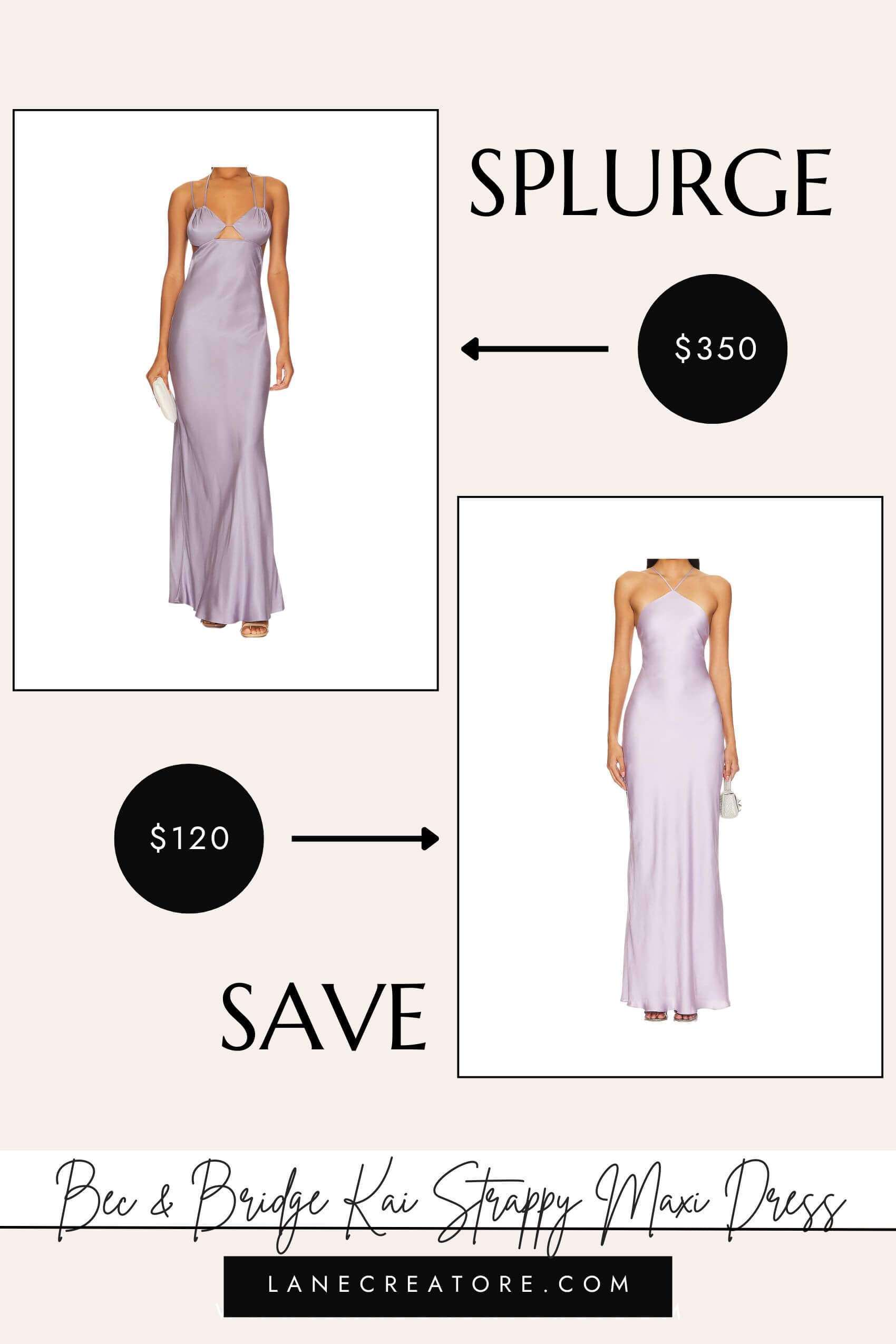 bec and bridge purple dress dupe