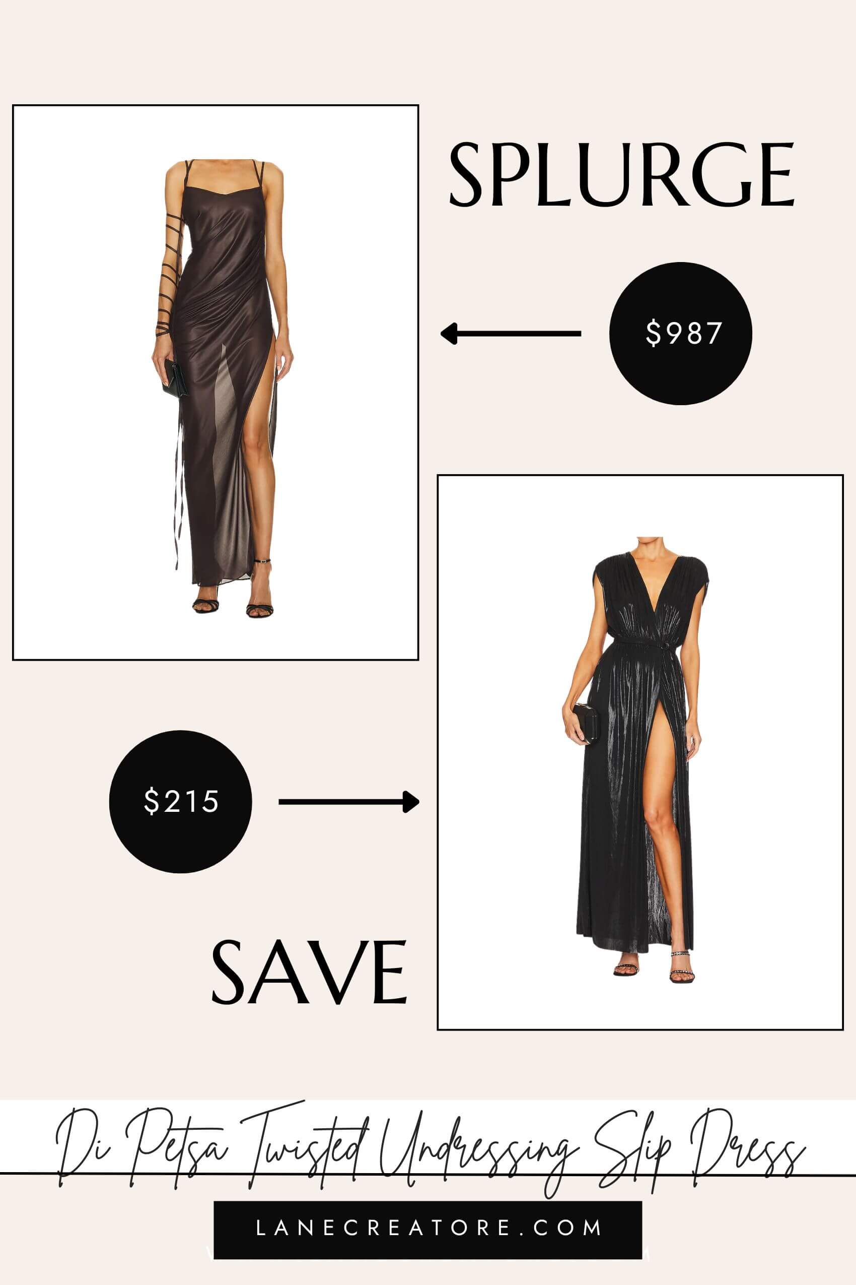 di petsa black dress dupe