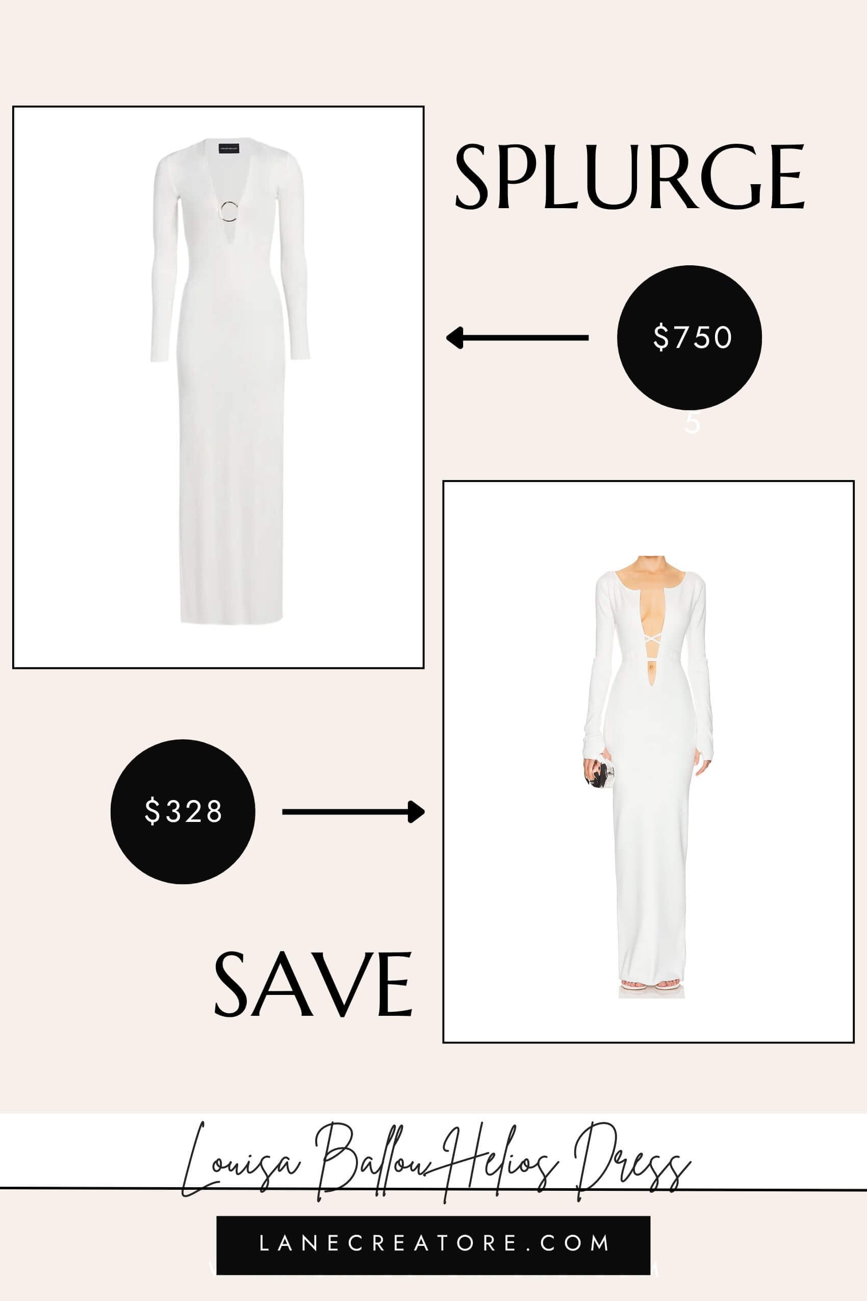 louisa ballou helios dress dupe