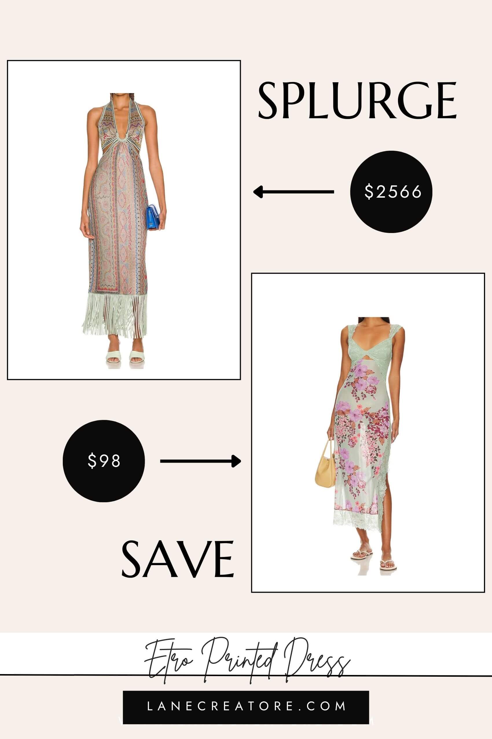 etro printed dress dupe