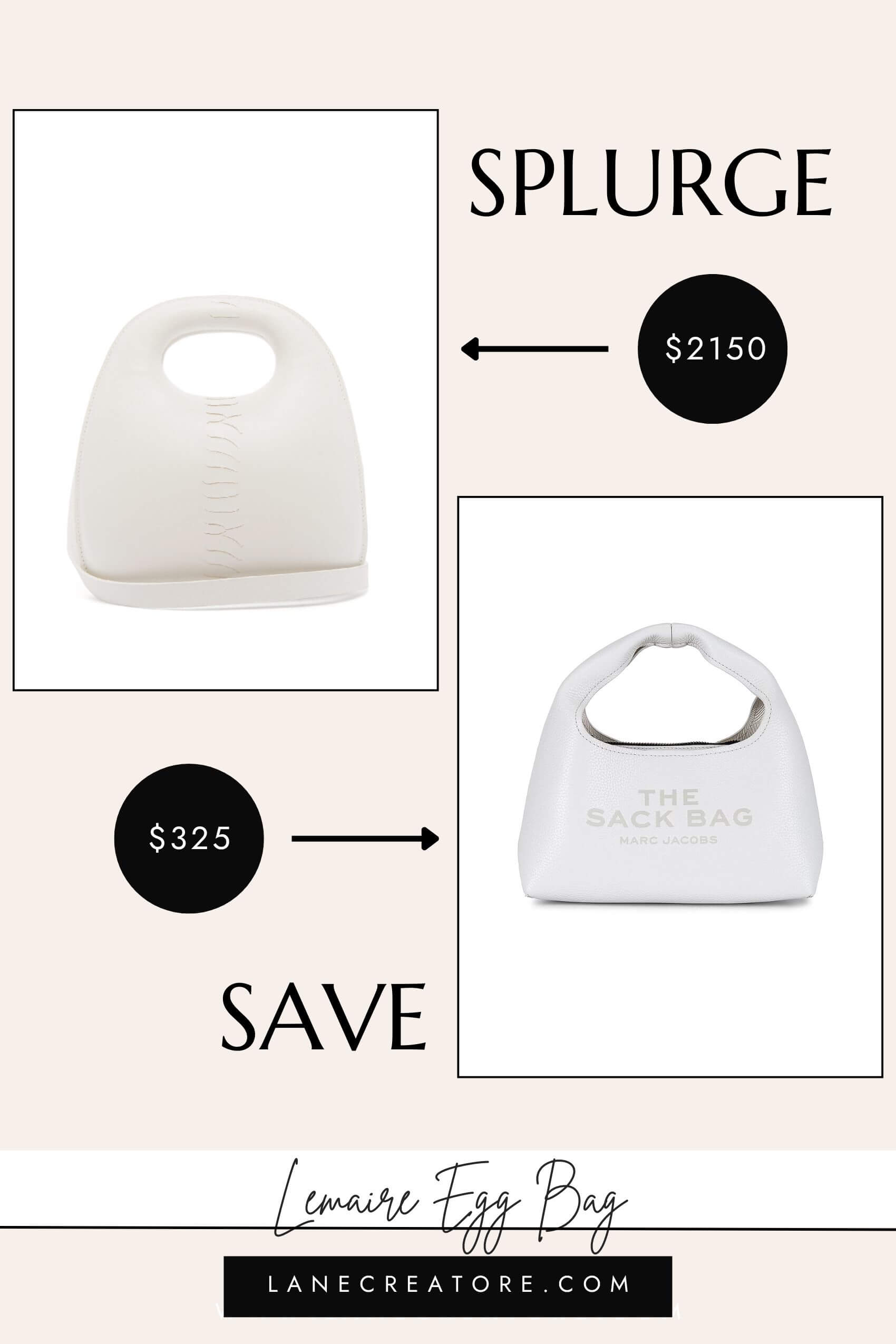 lemaire egg bag dupe