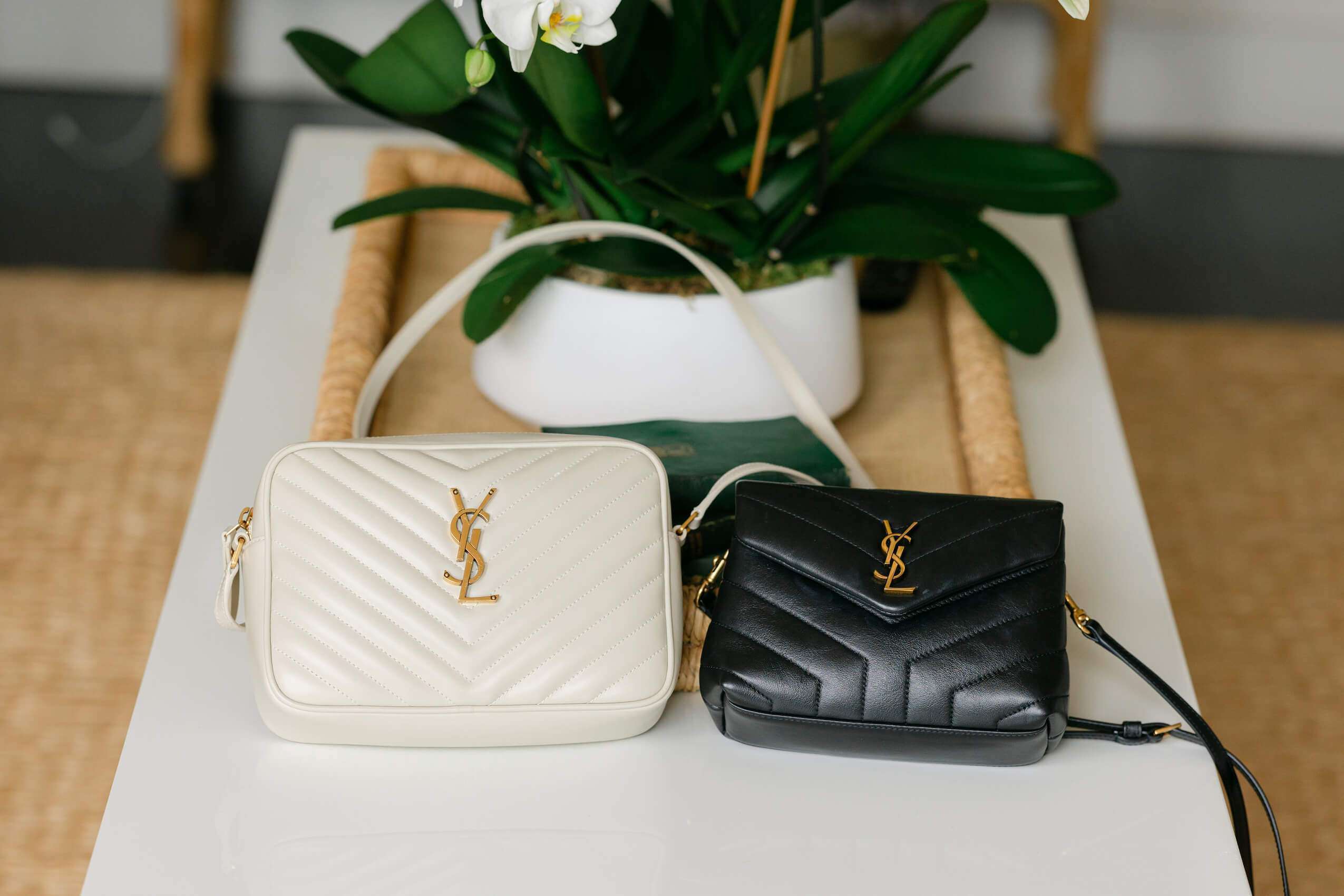 ysl lou camera bag and ysl toy loulou bag side by side