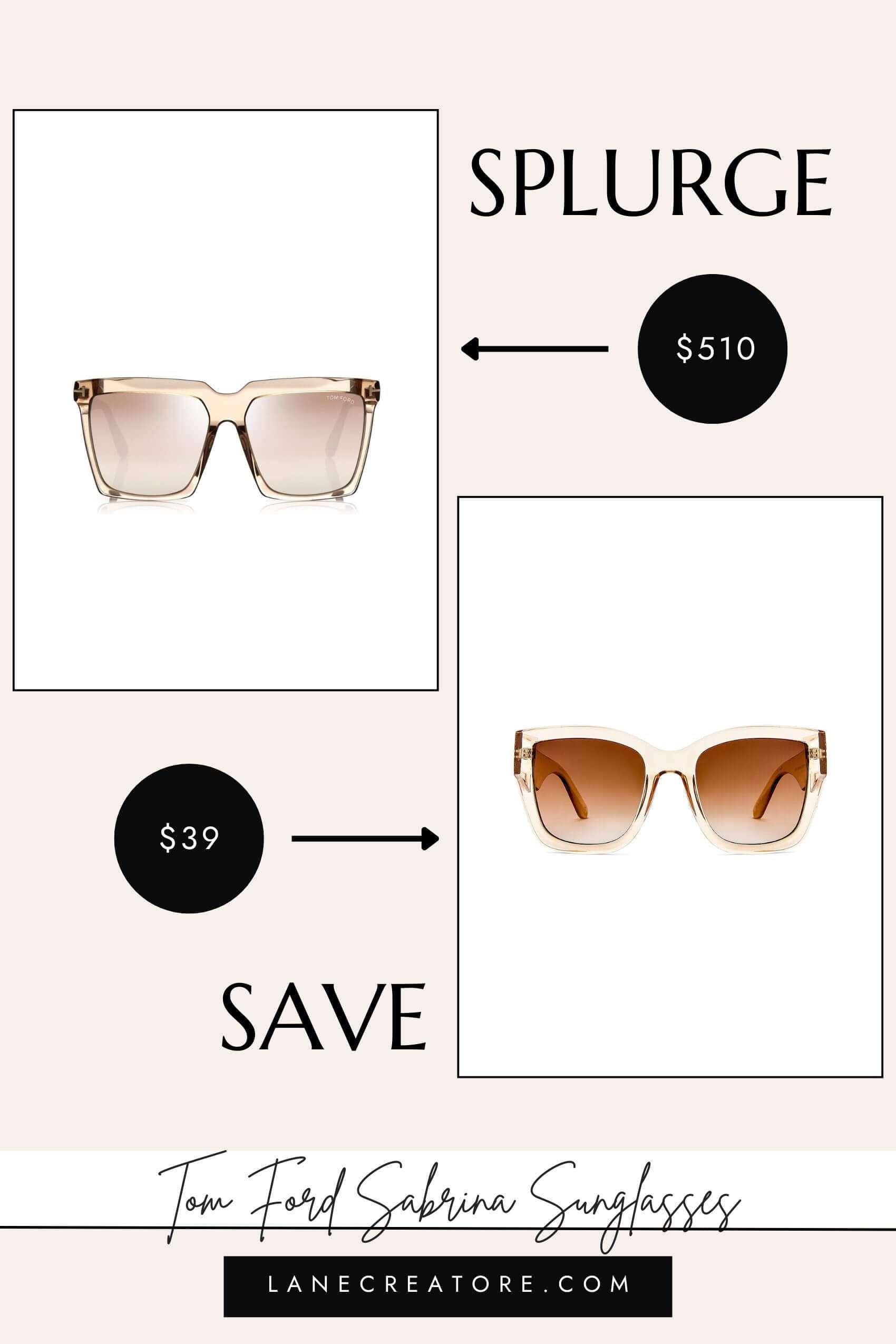 tom ford sabrina sunglasses dupe