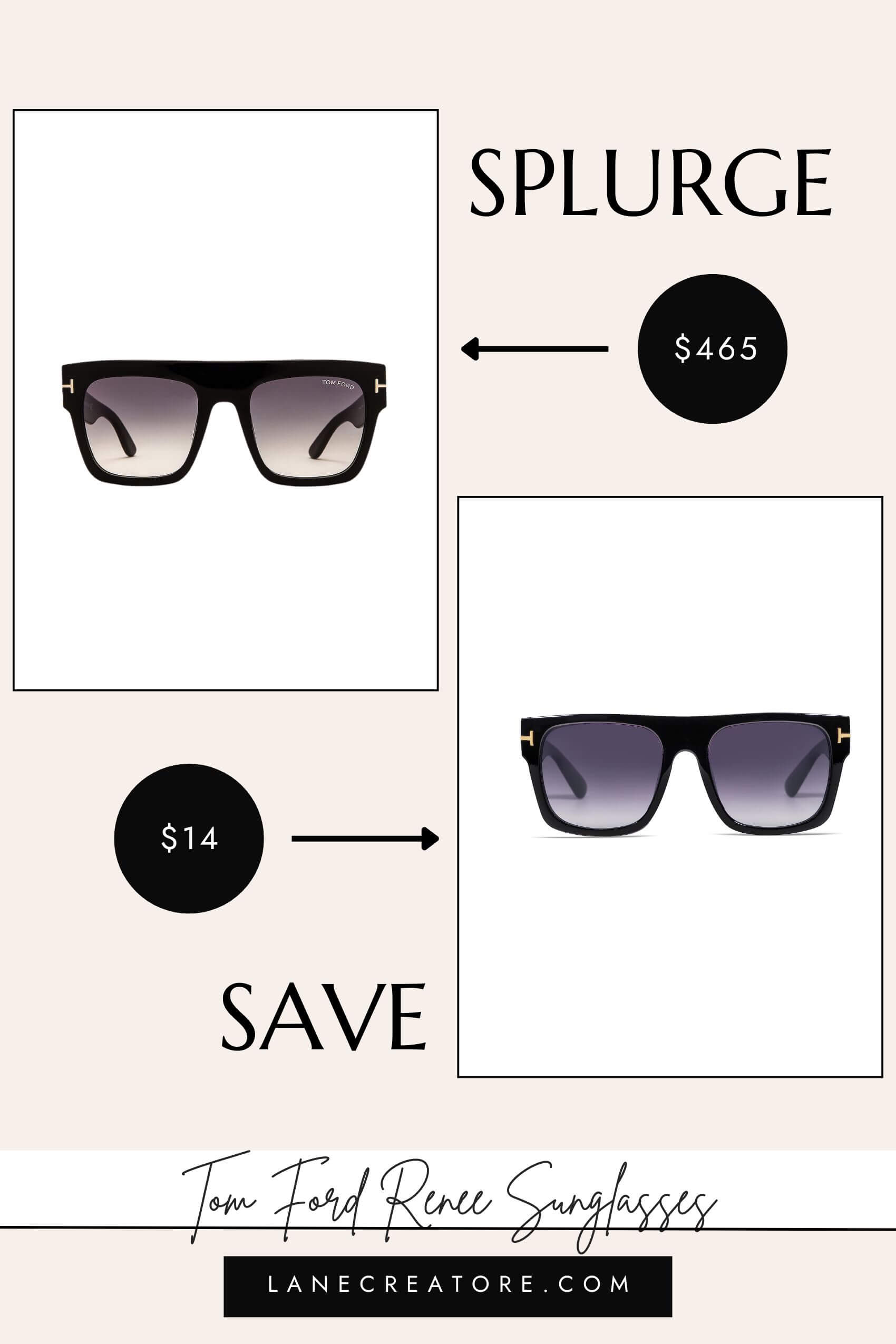 tom ford renee sunglasses dupe