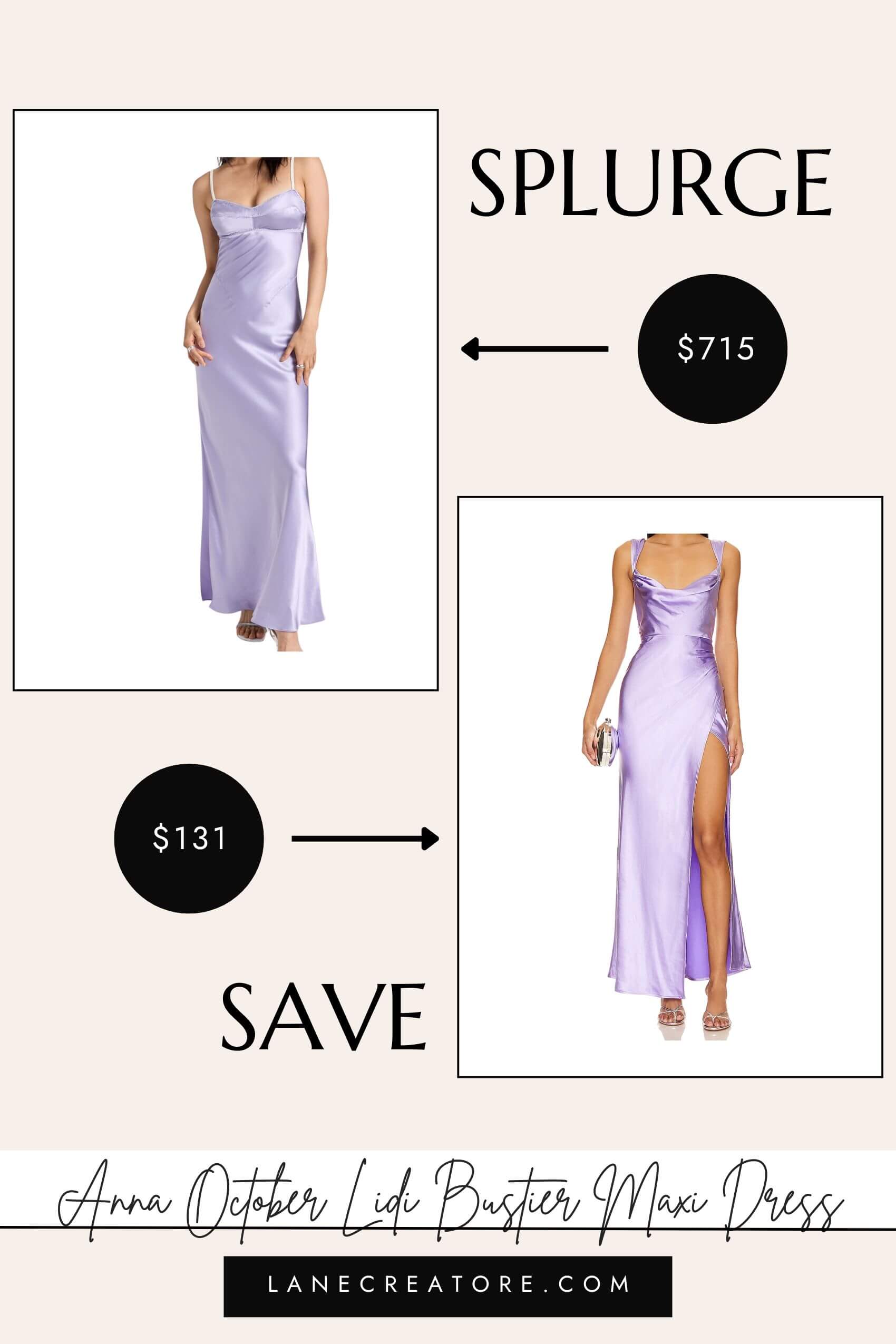 anna october purple dress dupe