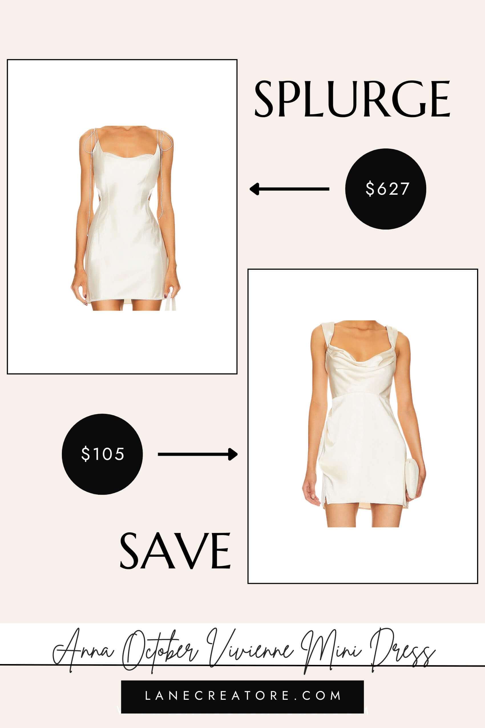 anna october mini dress dupe