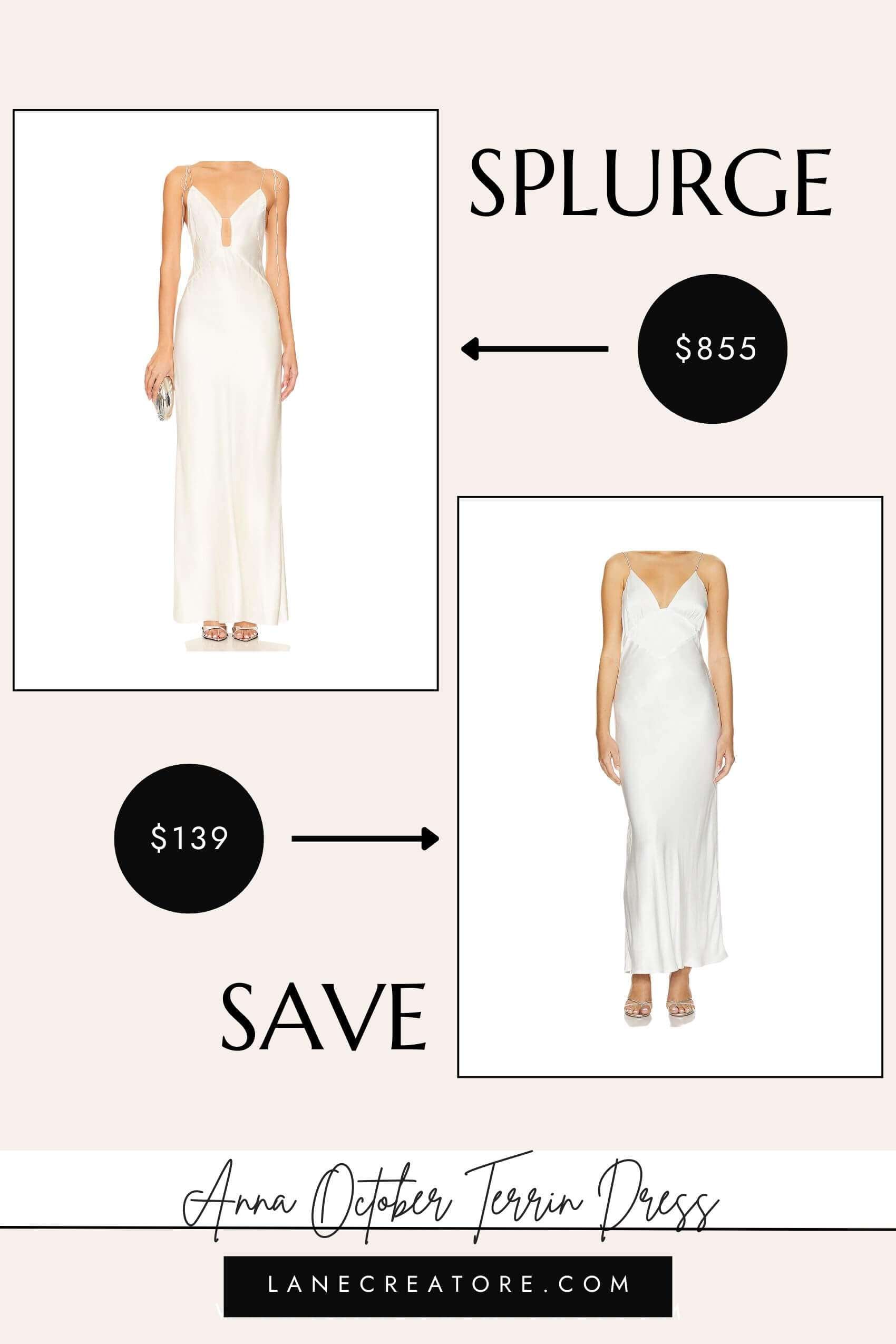 anna october white terrin dress dupe