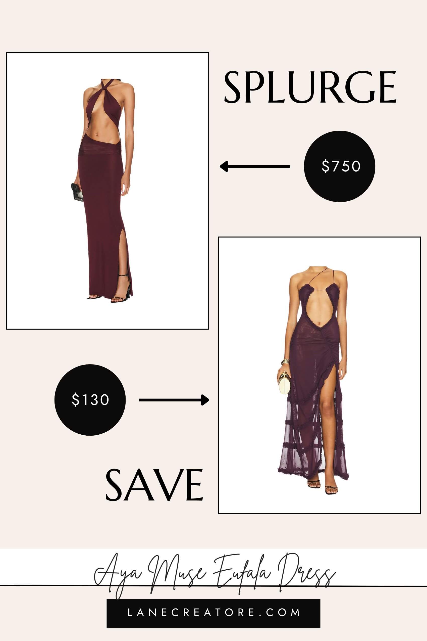 aya muse eufala dress dupe