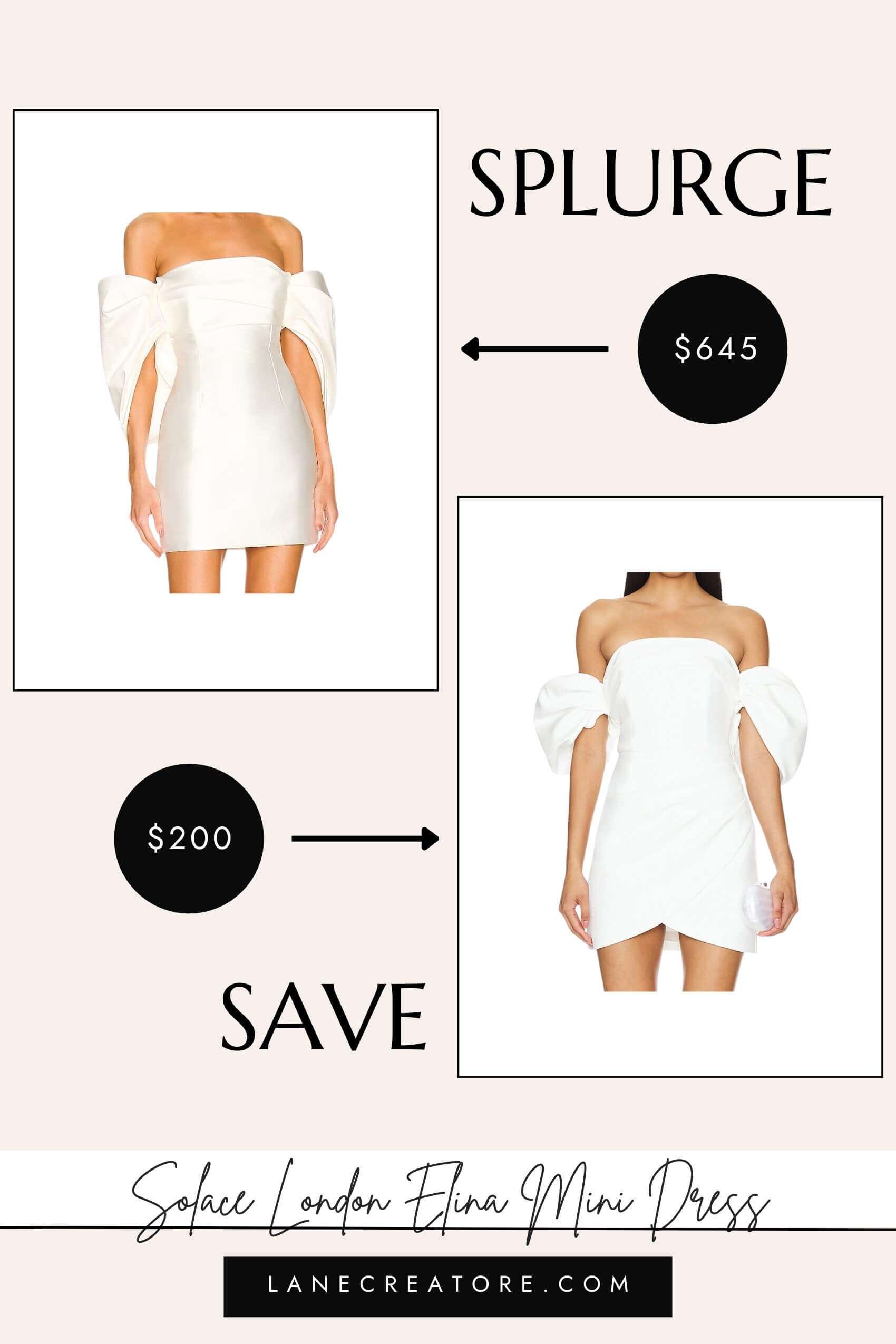 solace london elina dress dupe