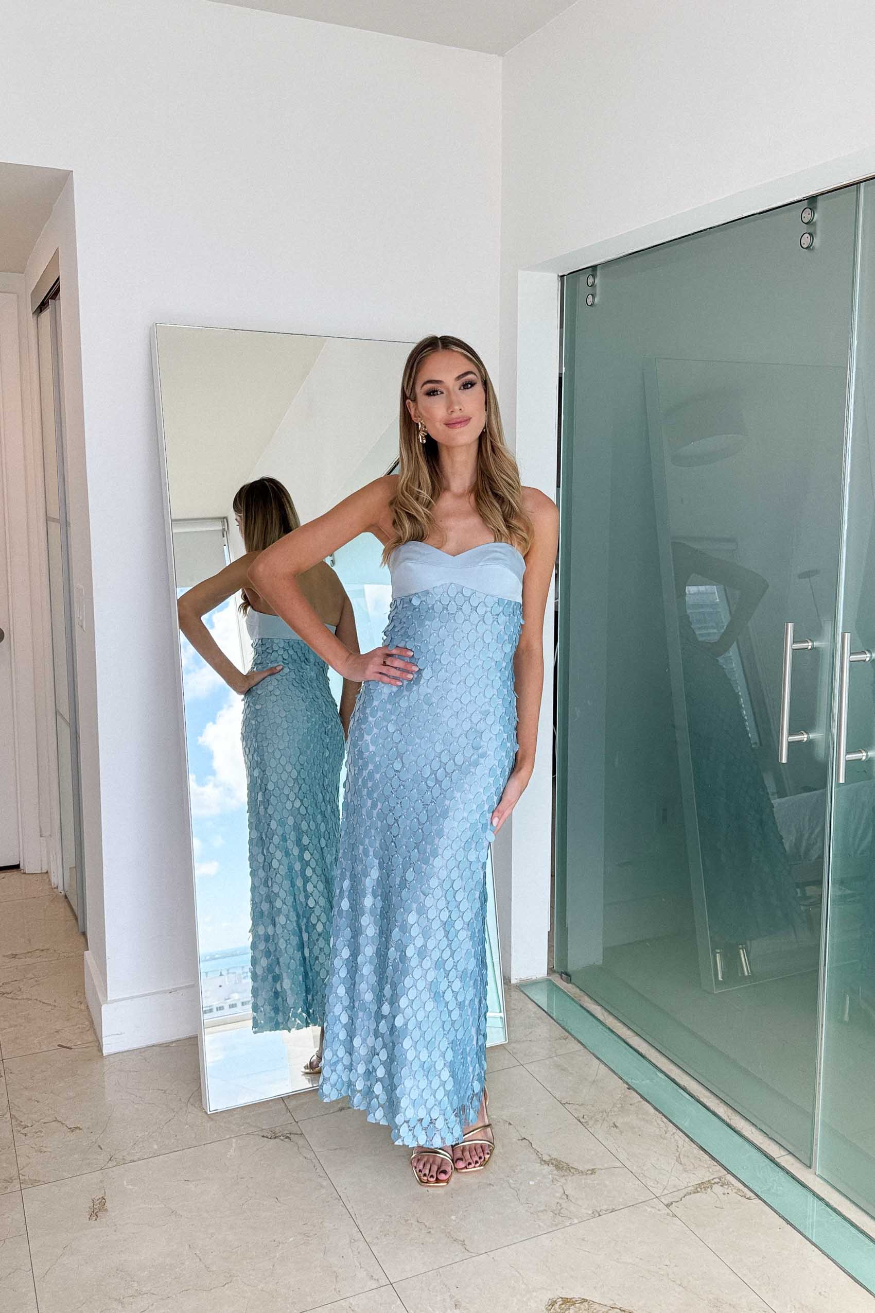 manning cartell supreme extreme balconette dress blue