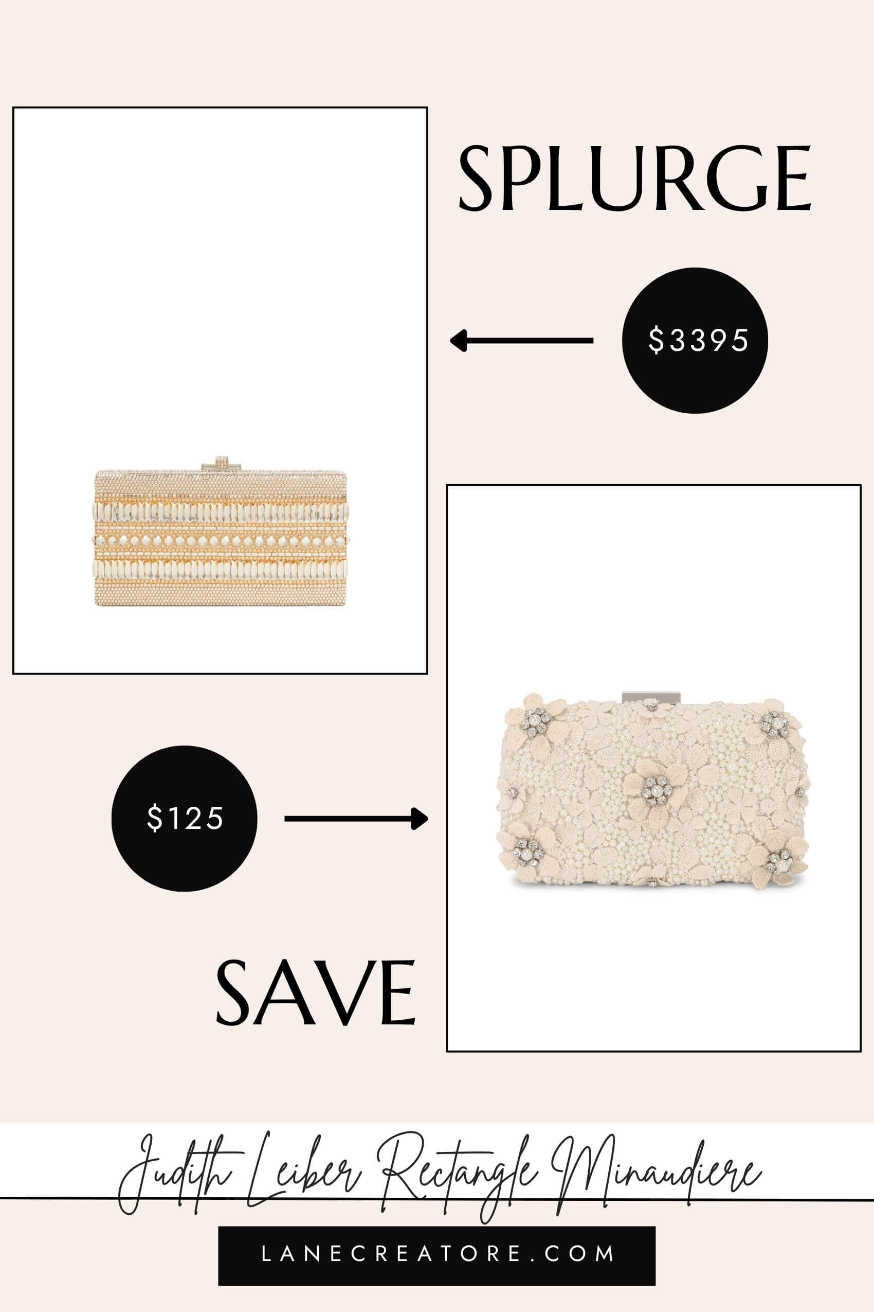 judith leiber rectangle clutch dupe