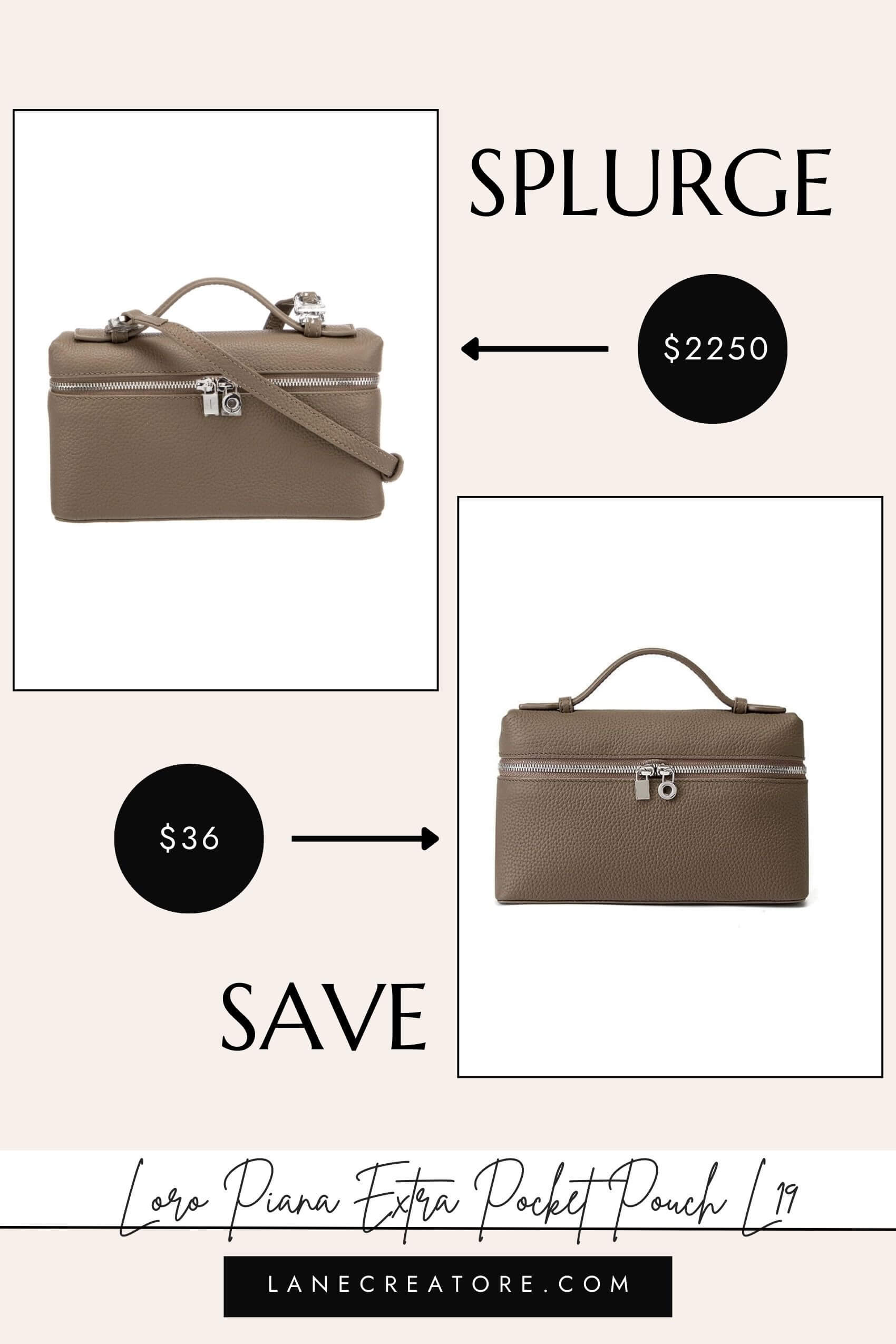 loro piana extra pocket pouch l19 dupe