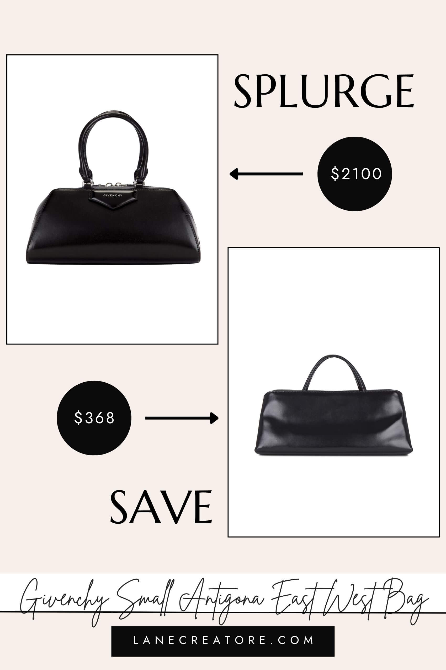 givenchy antigona east west bag dupe