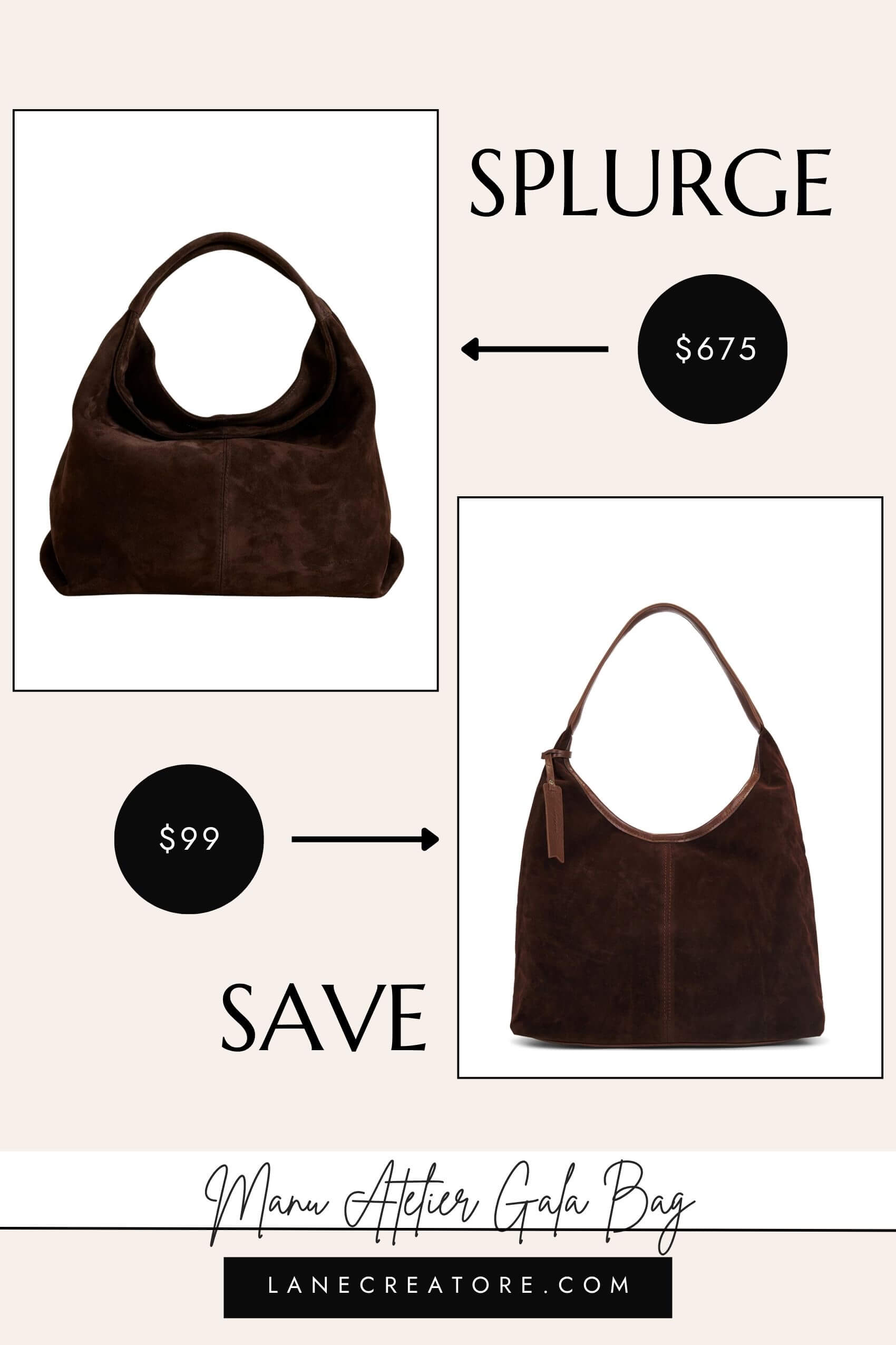 manu atelier gala bag dupe